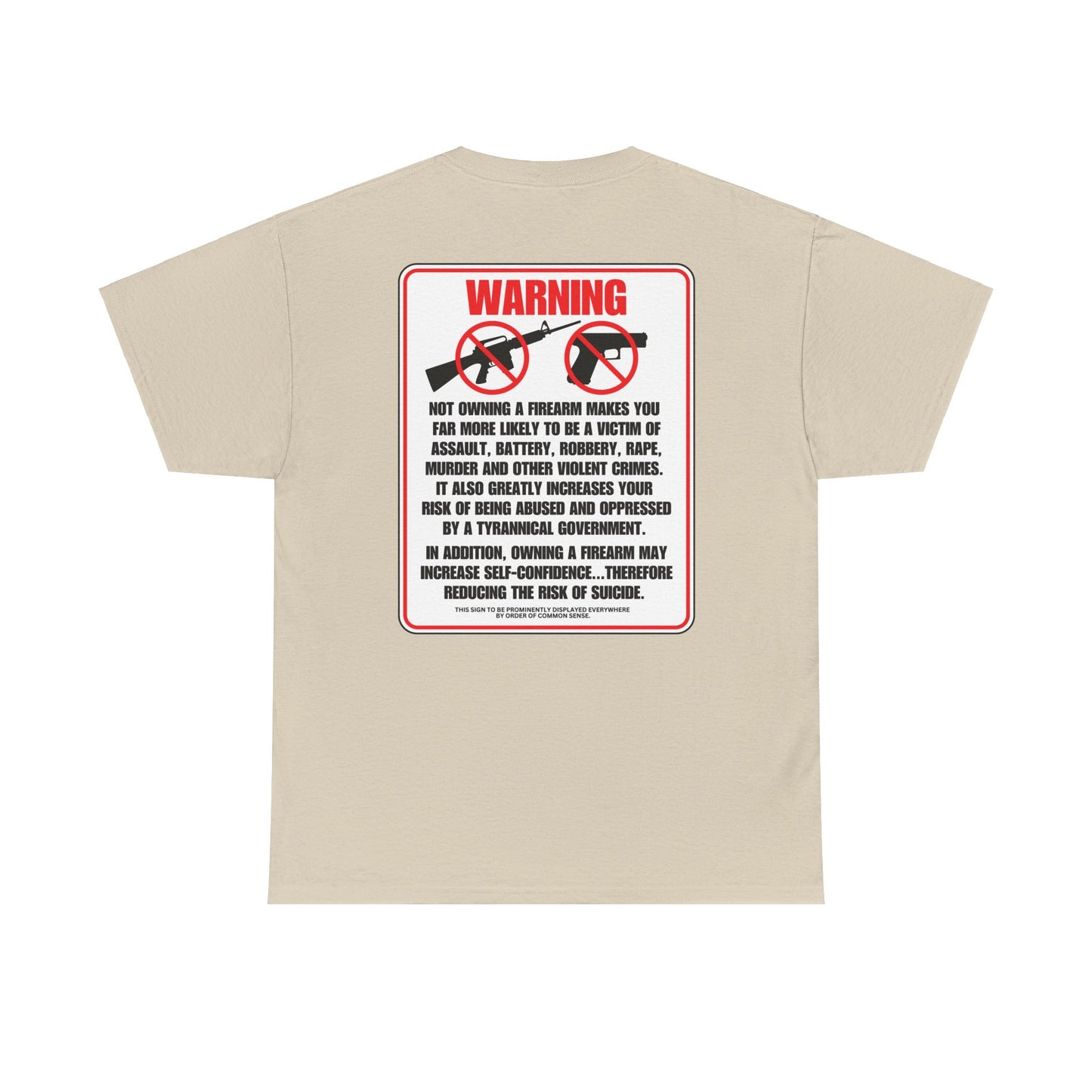 Firearm Safety! Unisex Heavy Cotton Tee