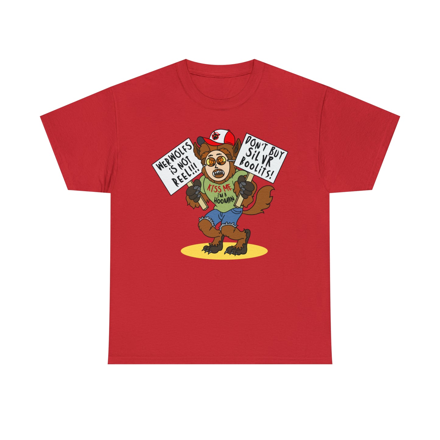 Werwolfs Is Not Reel! Unisex Heavy Cotton Tee