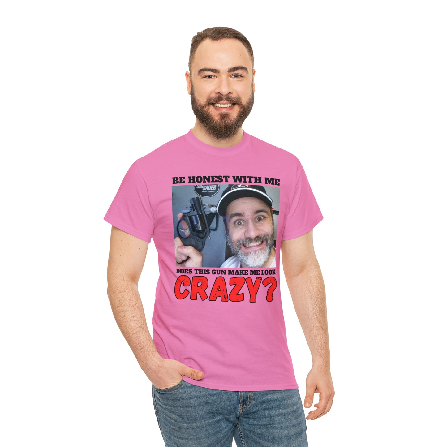 Crazy? Unisex Heavy Cotton Tee