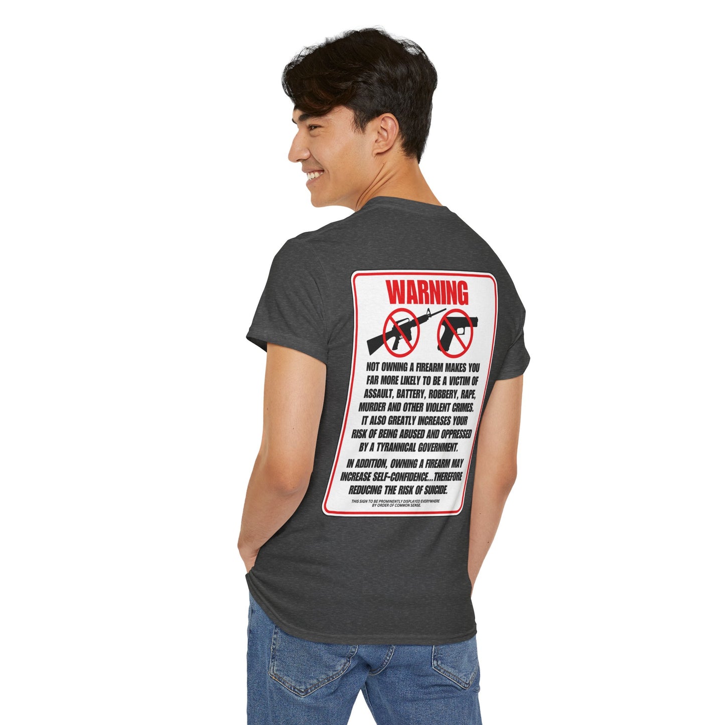 Firearm Safety! Unisex Heavy Cotton Tee
