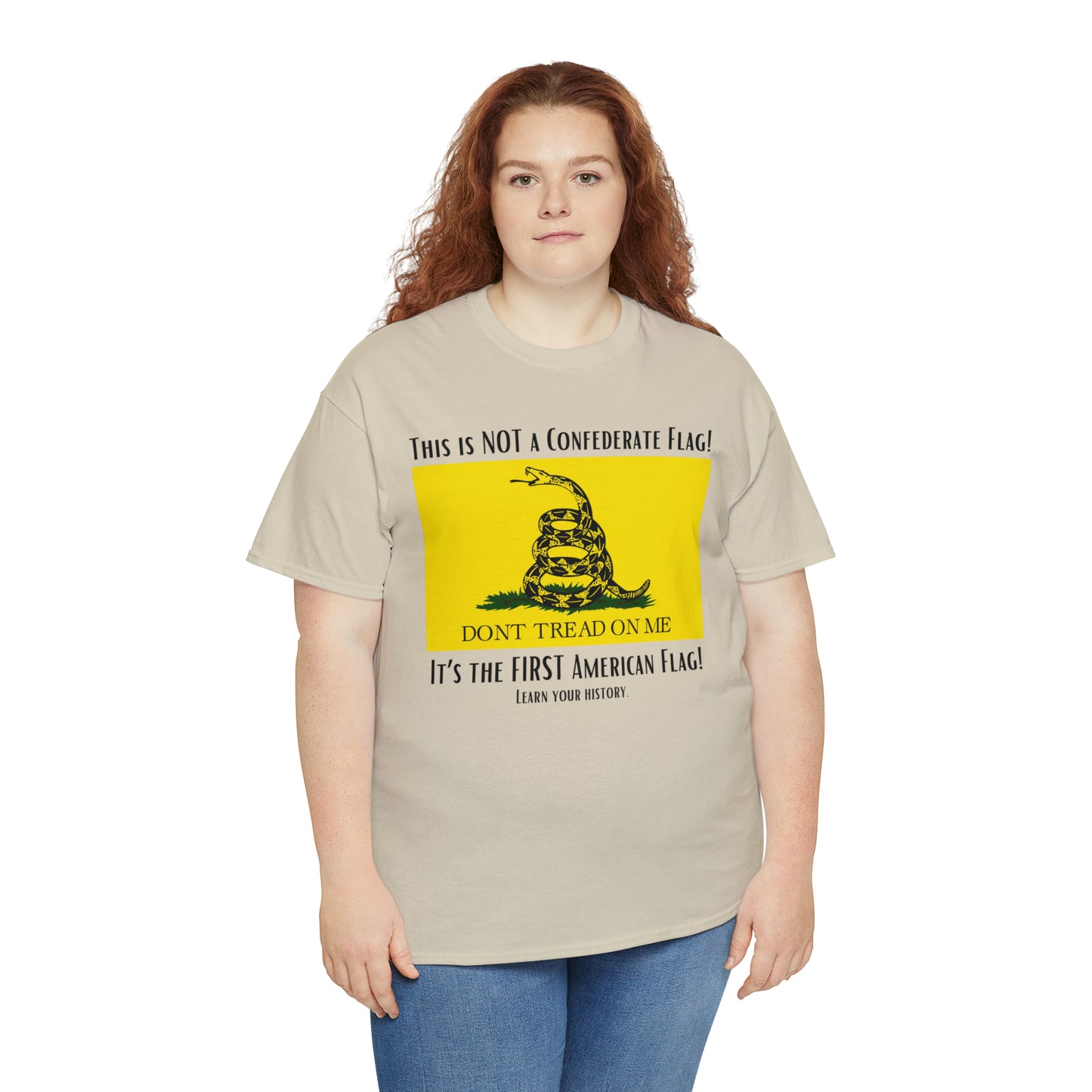 1st American Flag Unisex Heavy Cotton Tee