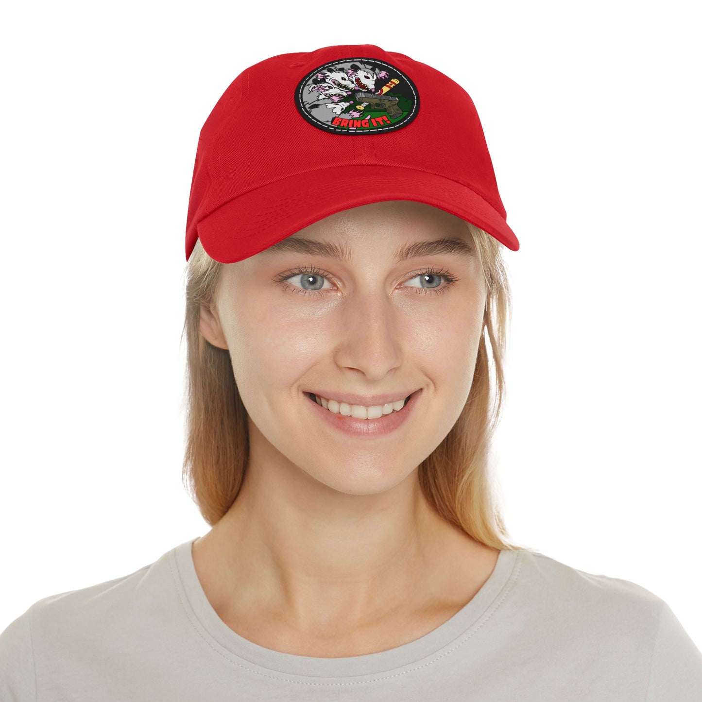 Gary's Last Stand! Dad Hat with Leather Patch (Round)