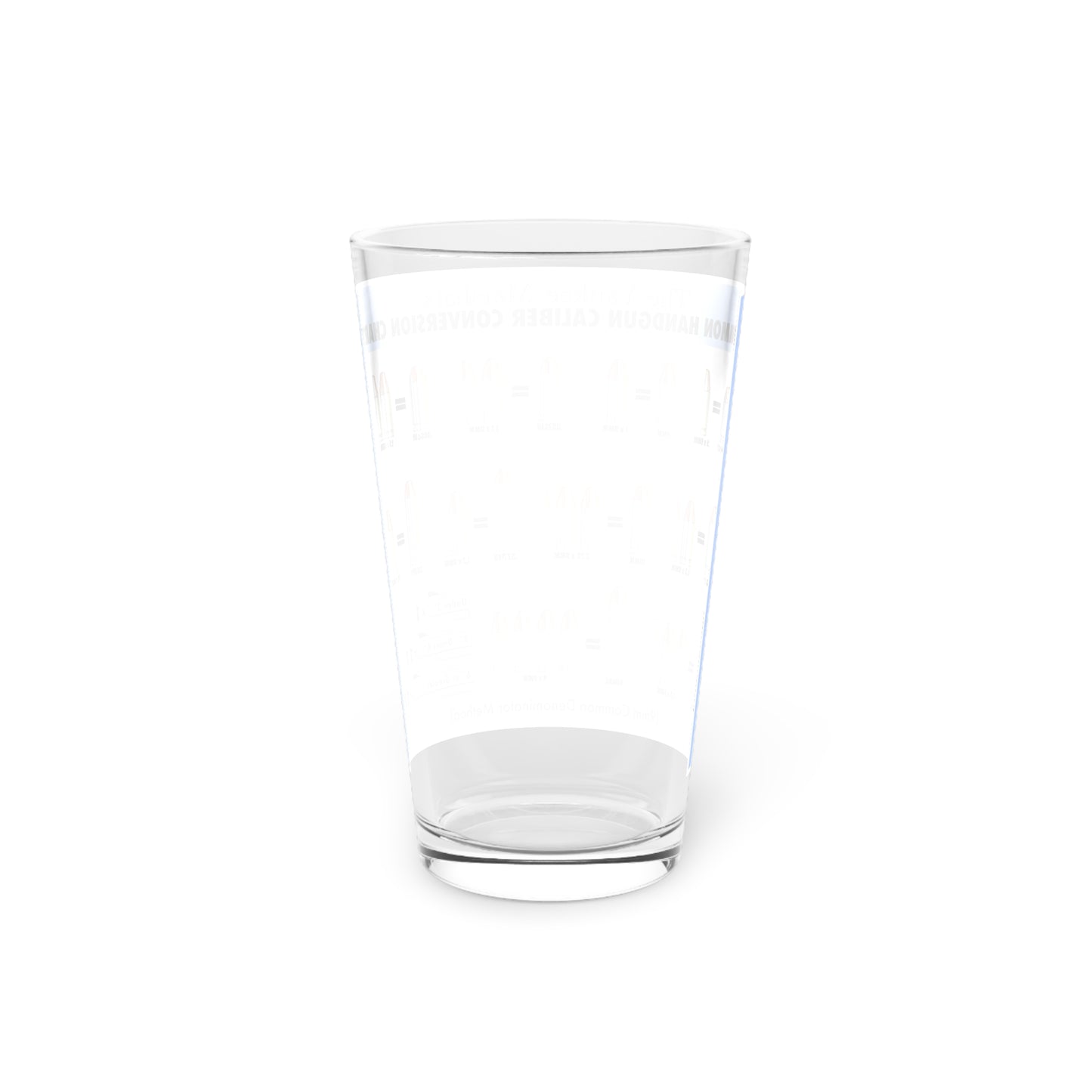 Caliber Conversion Pint Glass, 16oz