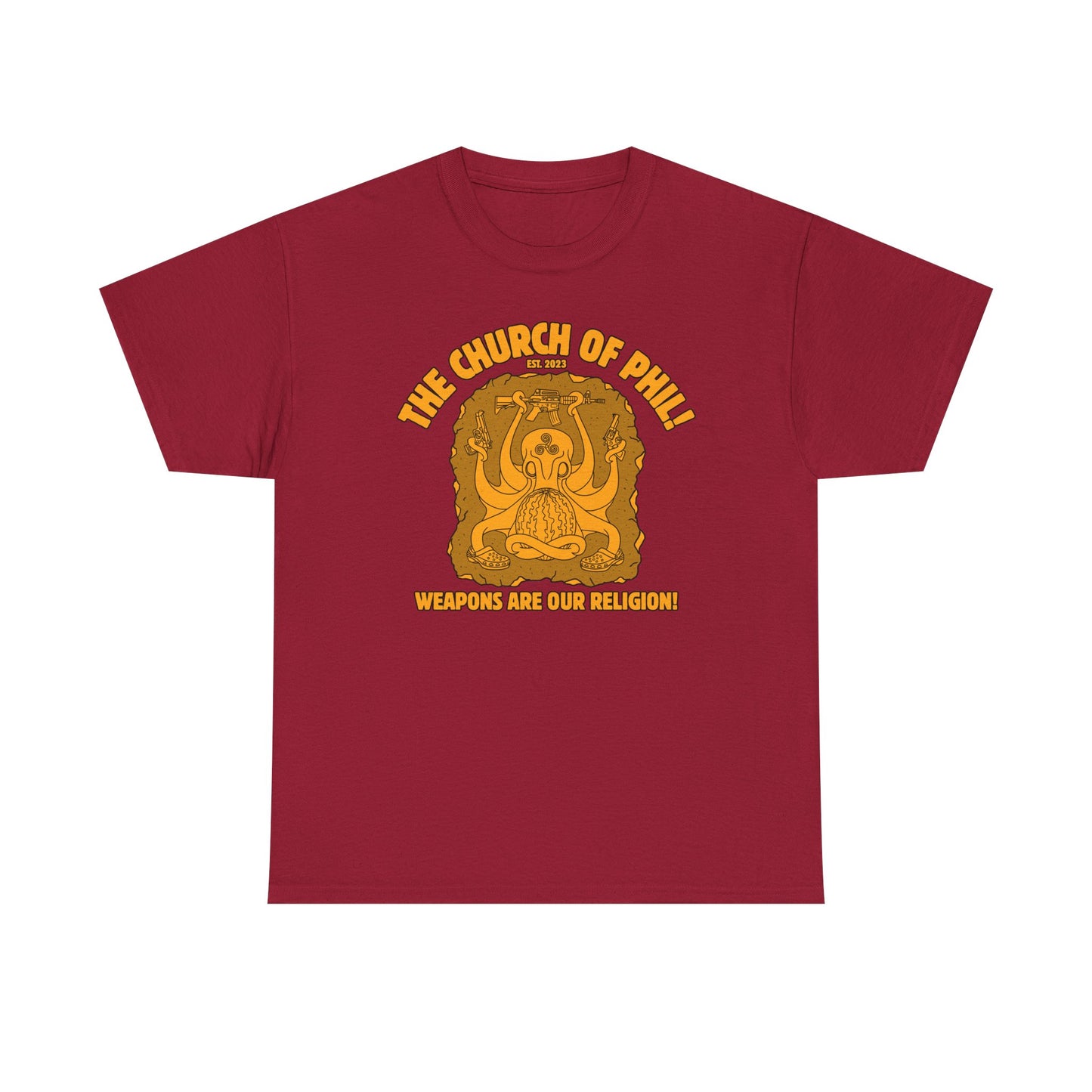 Vintage Style  - Weapons Are Our Religion! Unisex Heavy Cotton Tee