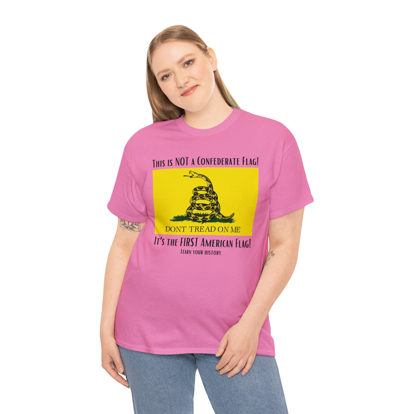 1st American Flag Unisex Heavy Cotton Tee