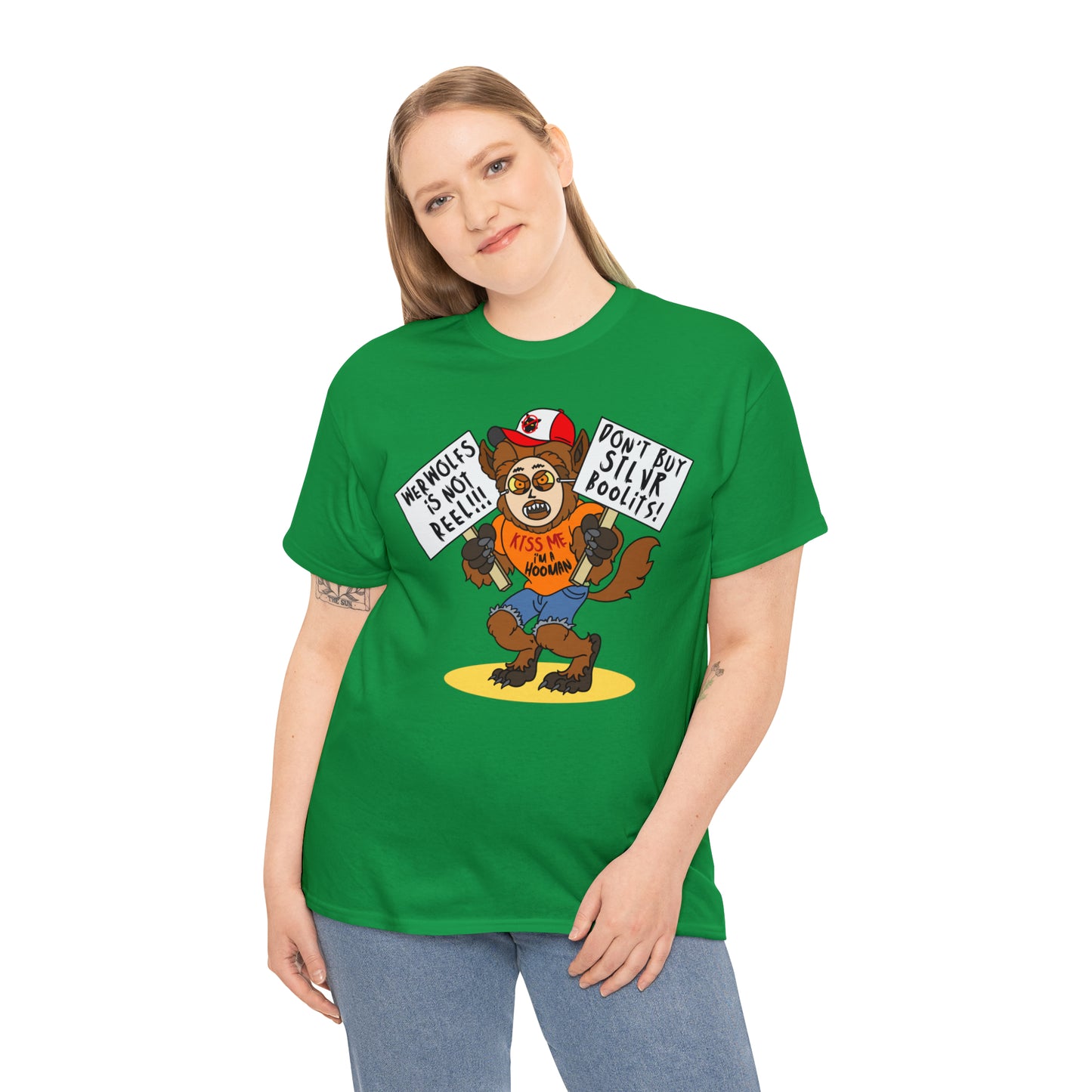 Werwolfs Is Not Reel! Unisex Heavy Cotton Tee