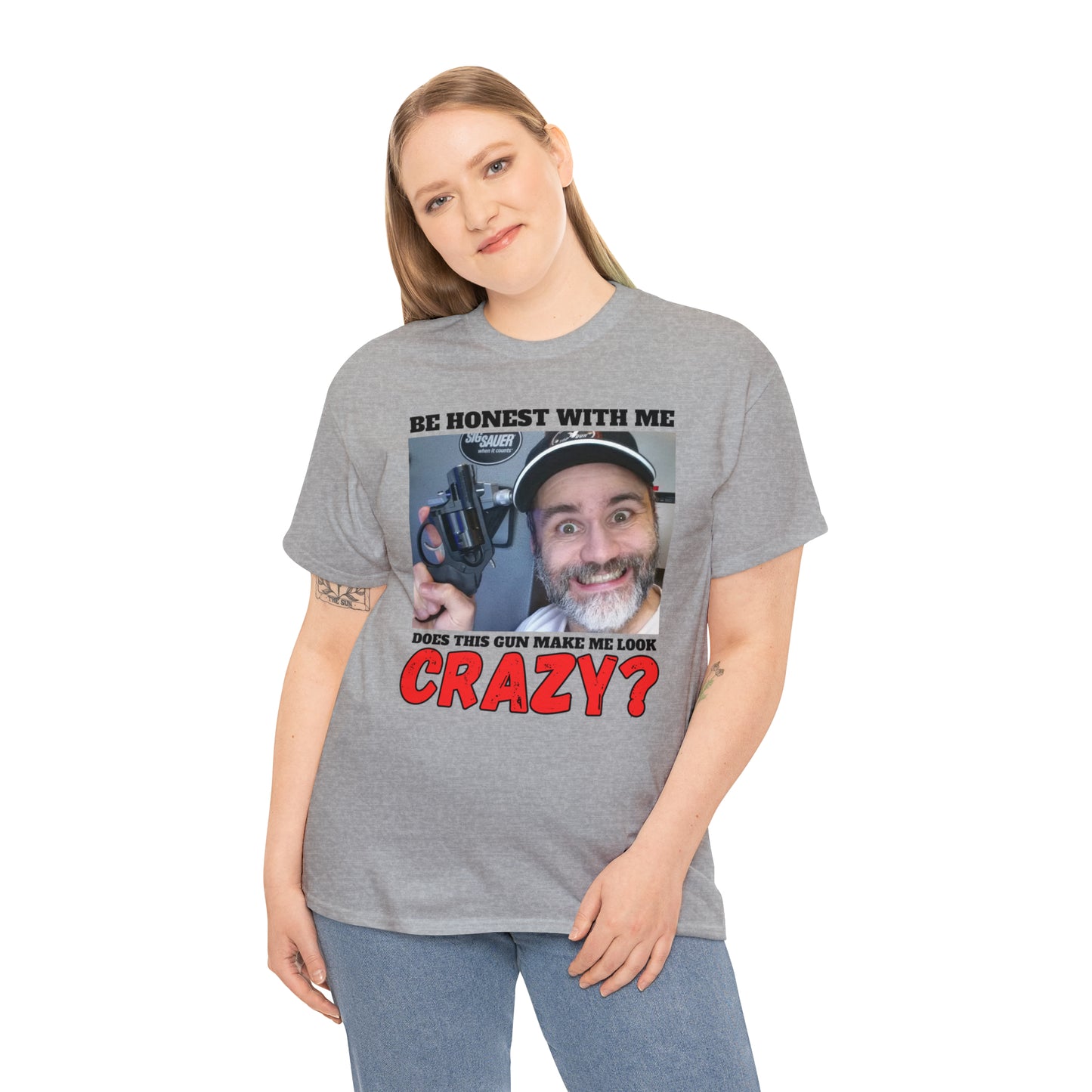 Crazy? Unisex Heavy Cotton Tee