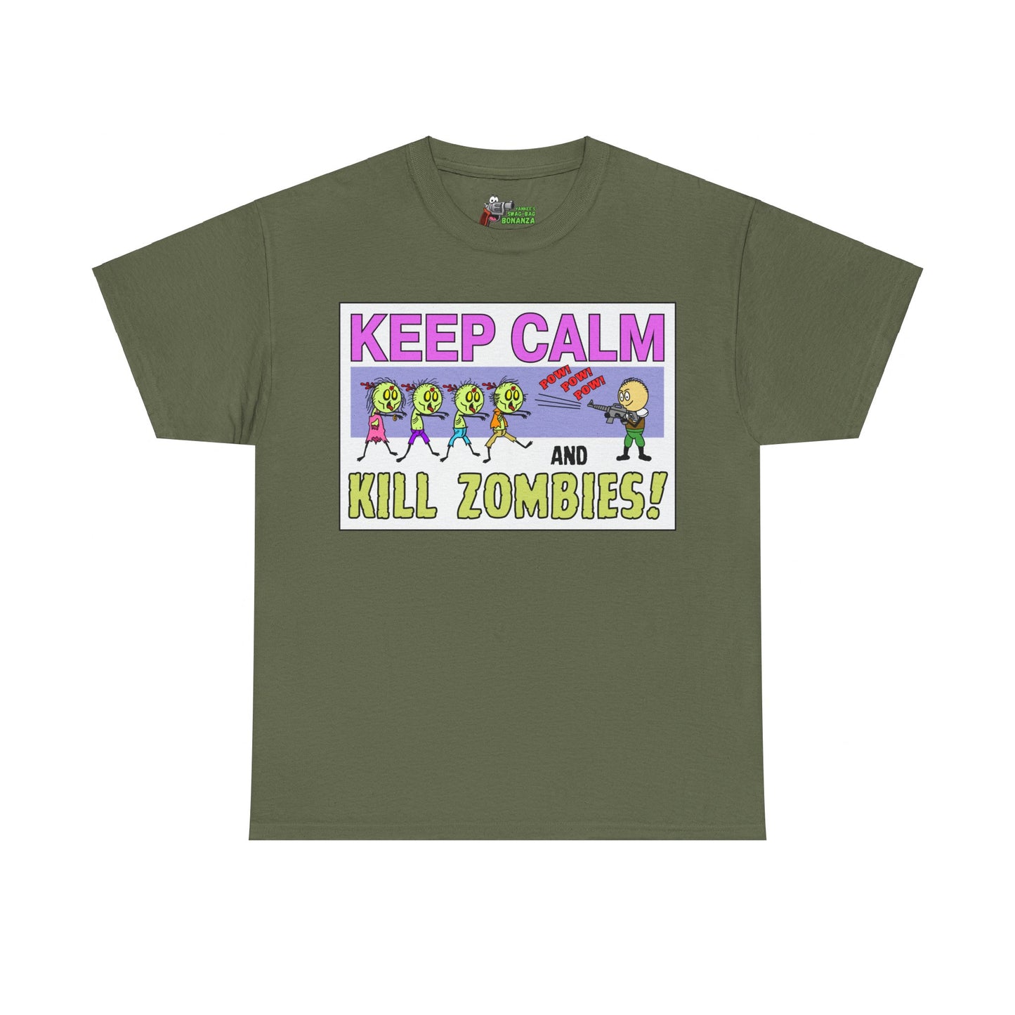 Kill Zombies! Unisex Heavy Cotton Tee