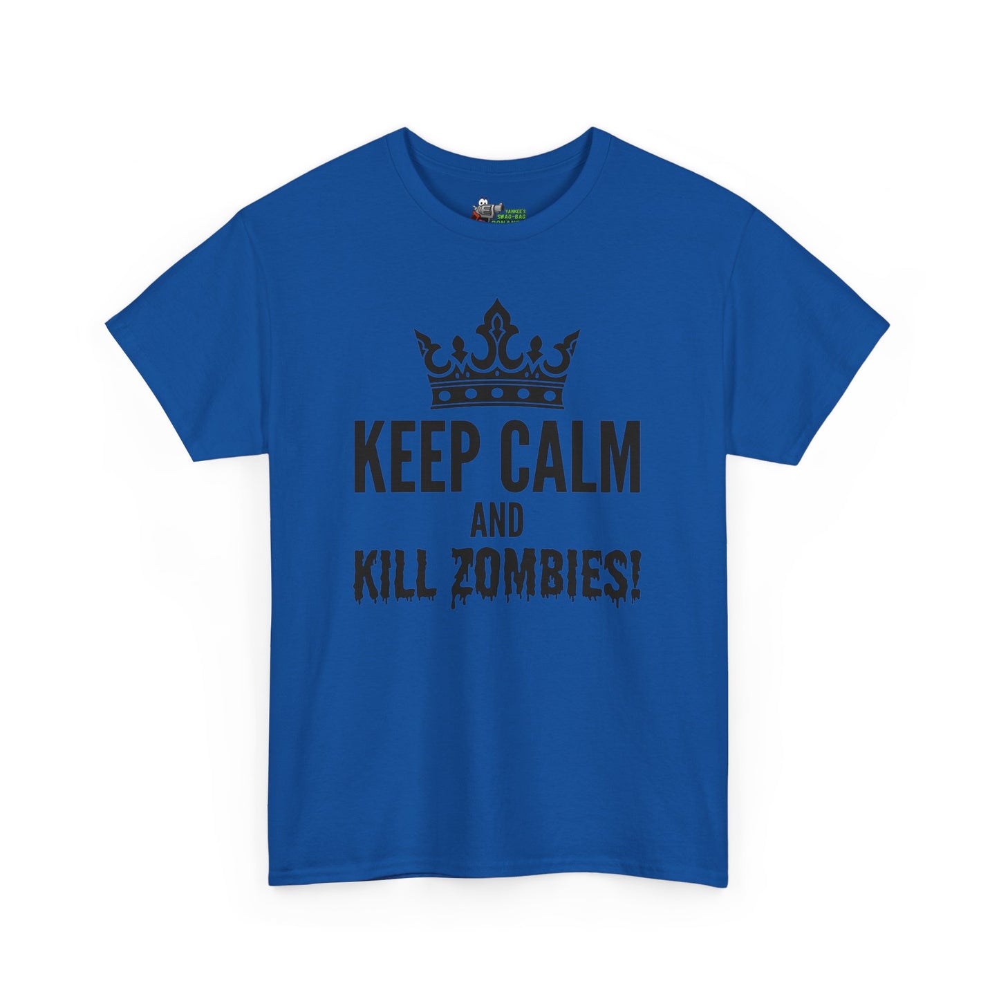 Keep Calm & Kill Zombies! Unisex Heavy Cotton Tee