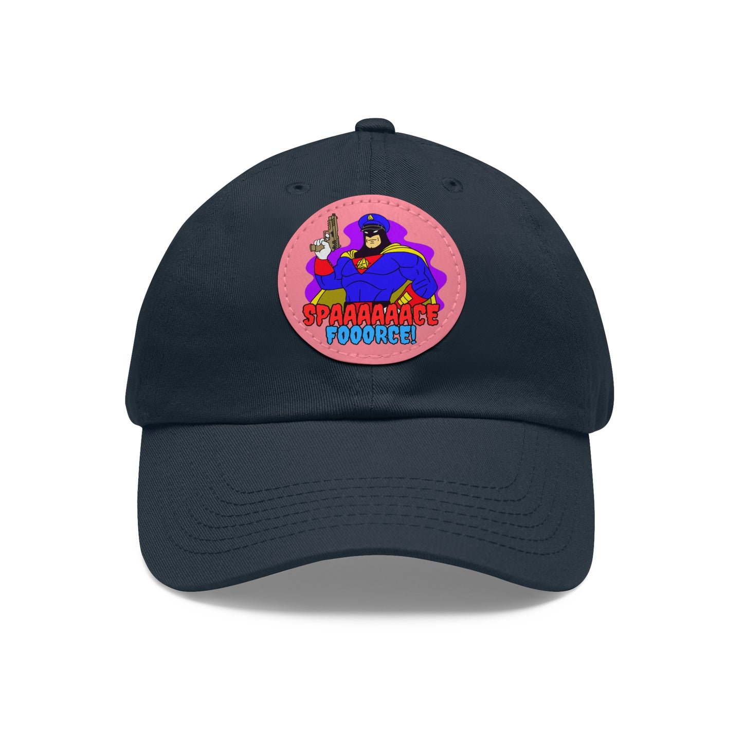 Space Force! Dad Hat with Leather Patch (Round)