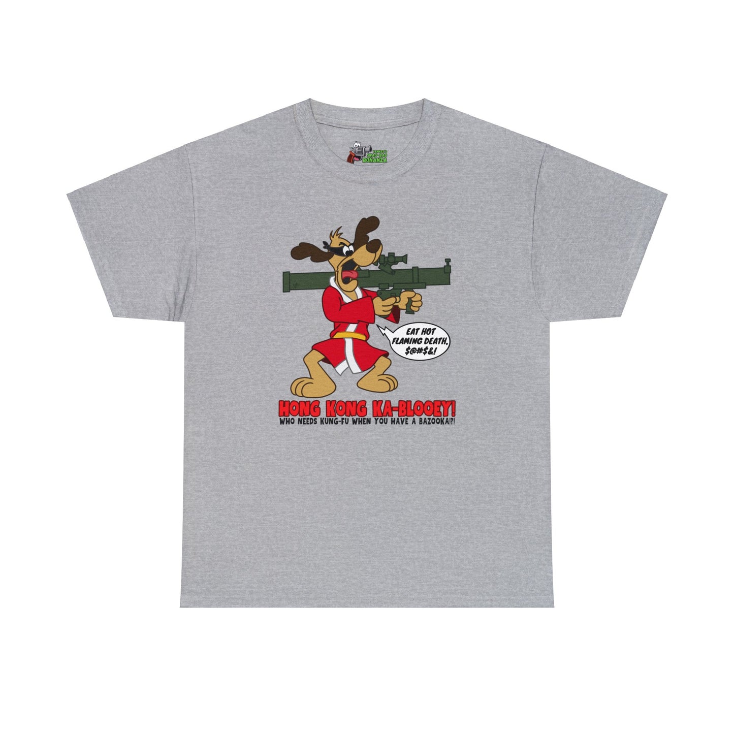 Hong Kong Ka-Blooey! Unisex Heavy Cotton Tee