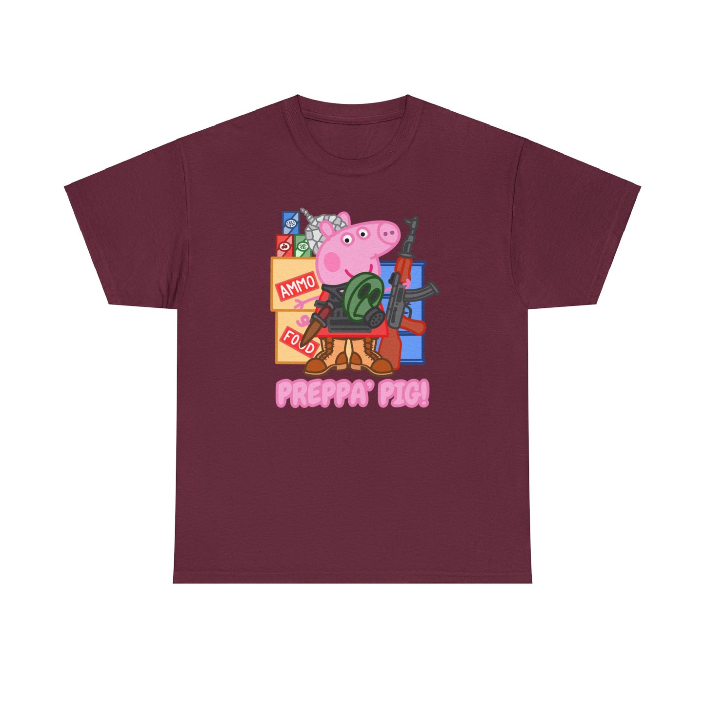 Preppa' Pig! Unisex Heavy Cotton Tee