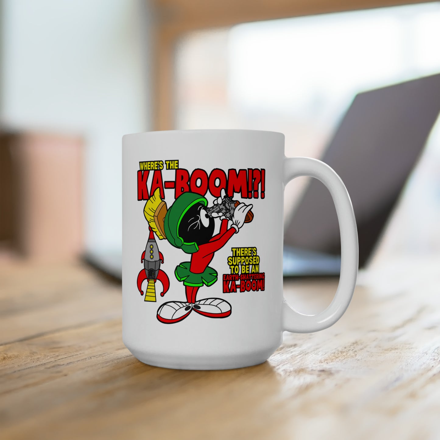 Where's the Ka-Boom!?! Ceramic Mug 15oz
