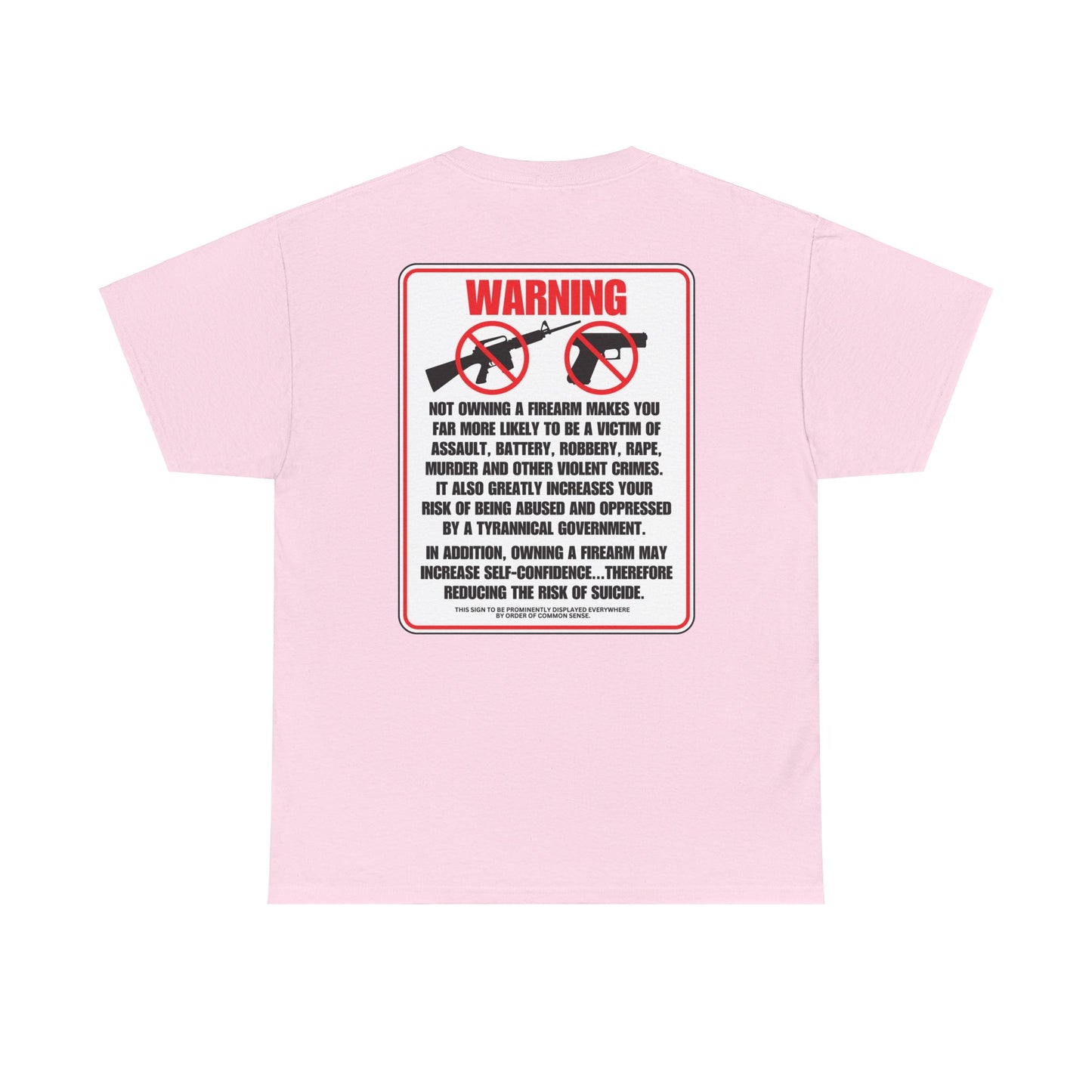 Firearm Safety! Unisex Heavy Cotton Tee