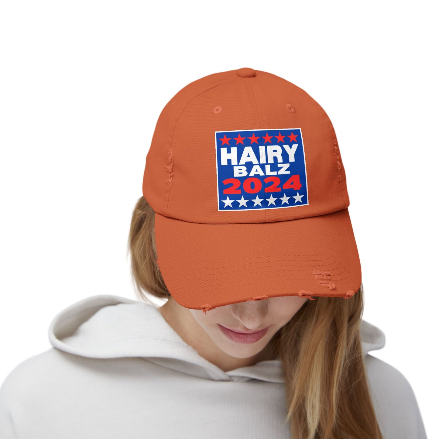 Hairy/Balz '24! Unisex Distressed Cap