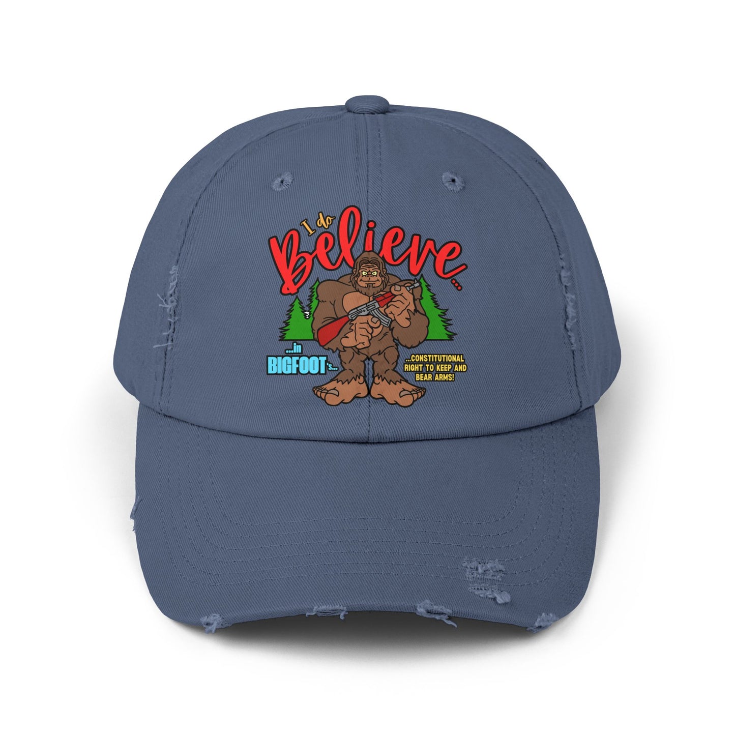 I Believe! Unisex Distressed Cap