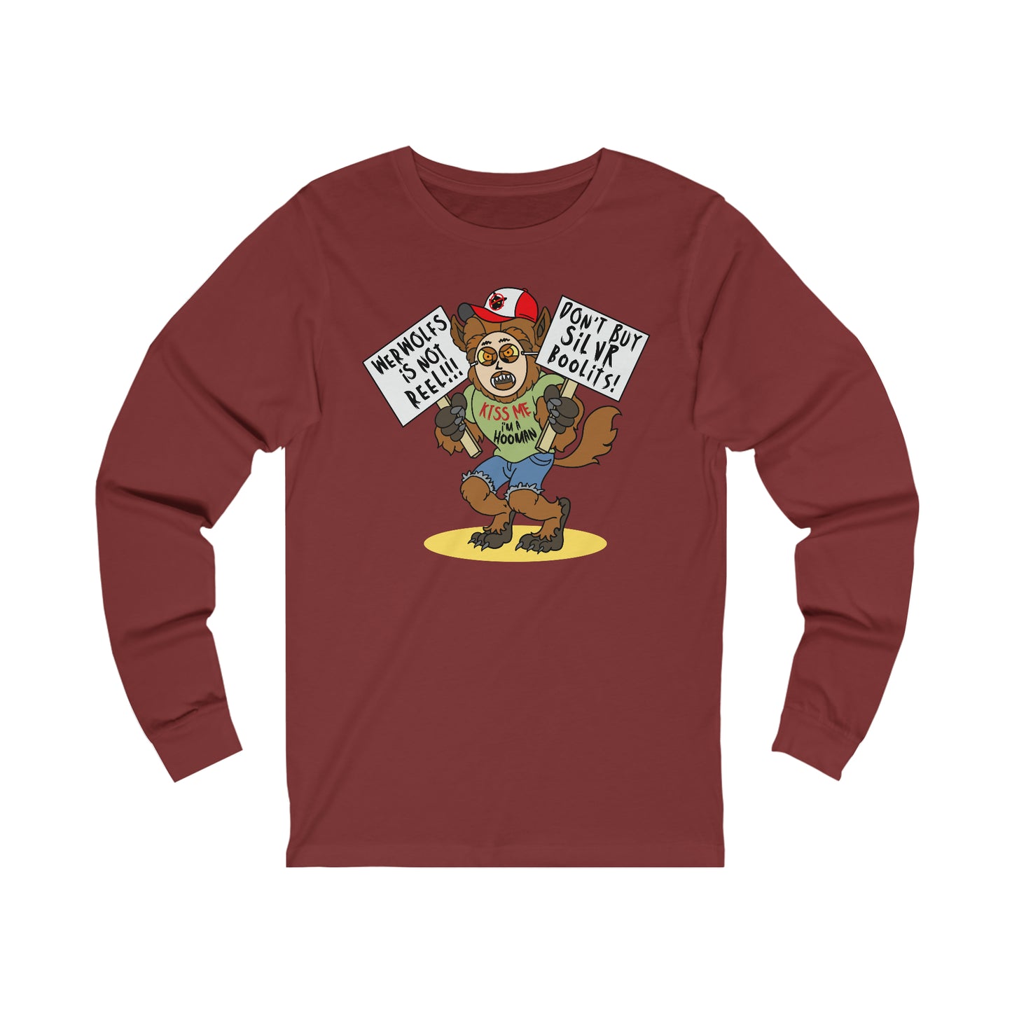 Werwolfs Is Not Reel! Unisex Jersey Long Sleeve Tee