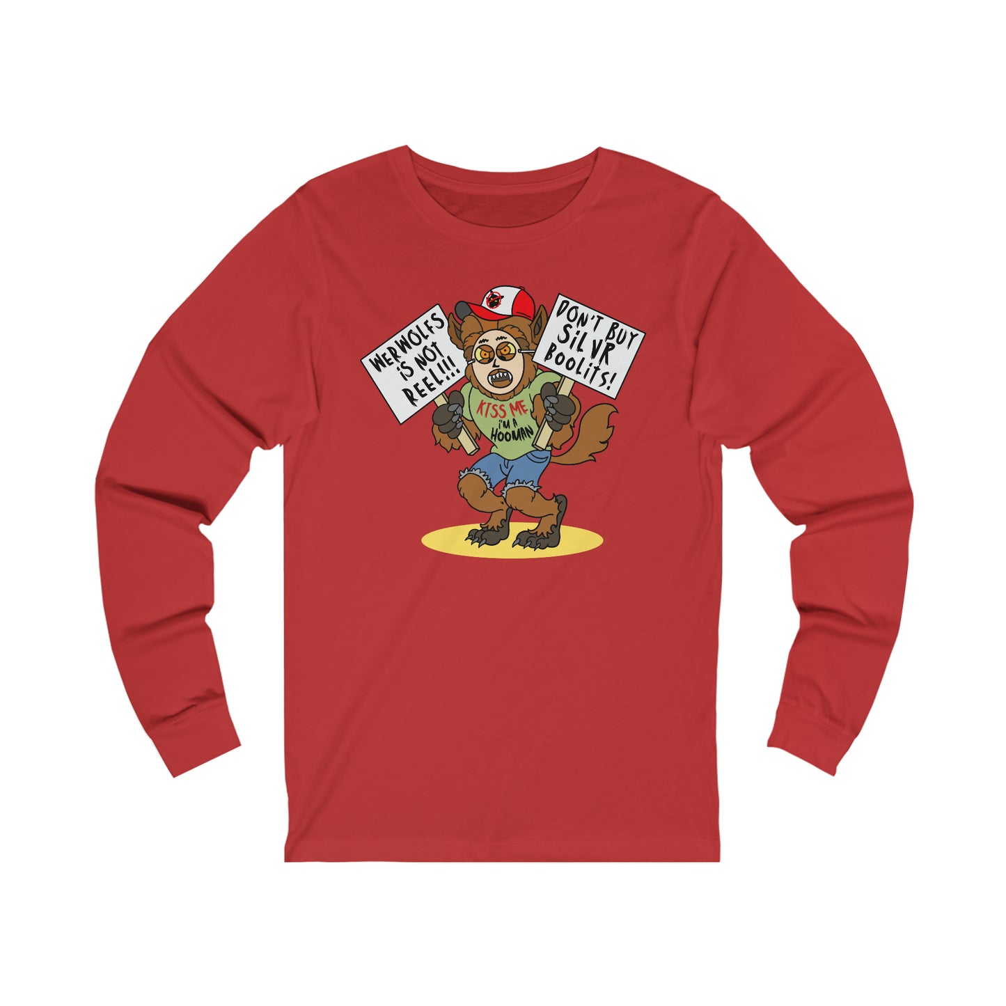 Werwolfs Is Not Reel! Unisex Jersey Long Sleeve Tee