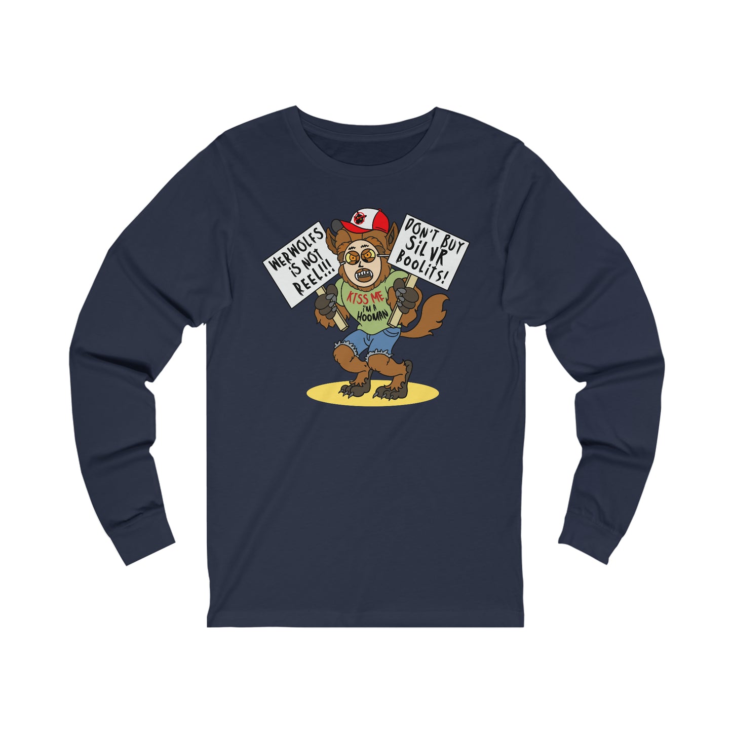 Werwolfs Is Not Reel! Unisex Jersey Long Sleeve Tee