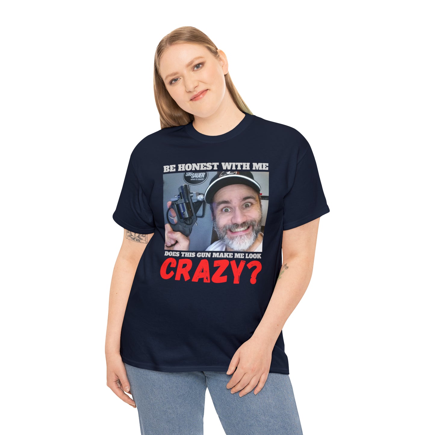 Crazy? Unisex Heavy Cotton Tee