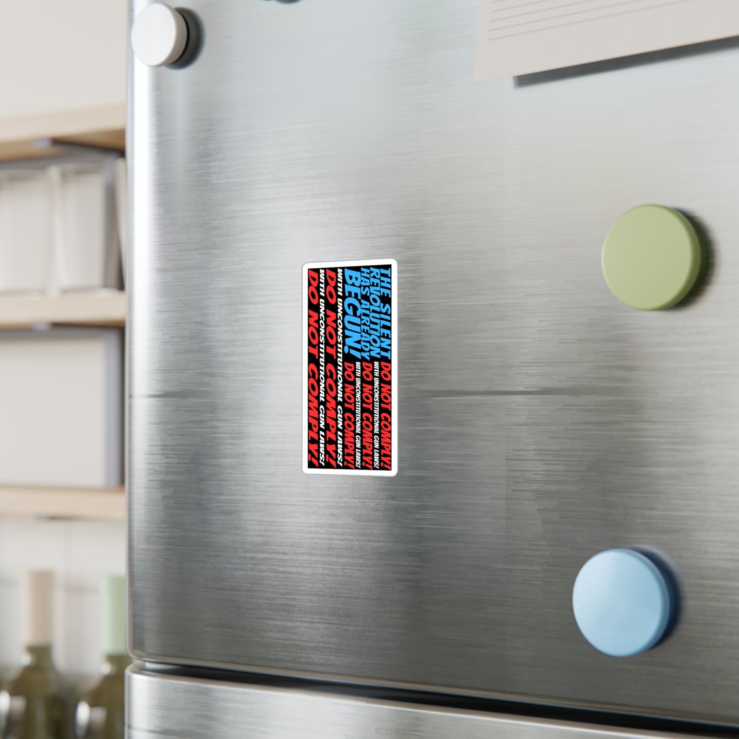 Silent Revolution! Kiss-Cut Vinyl Decals