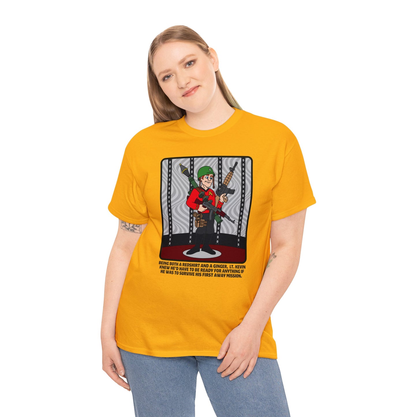 Ginger Redshirt Unisex Heavy Cotton Tee