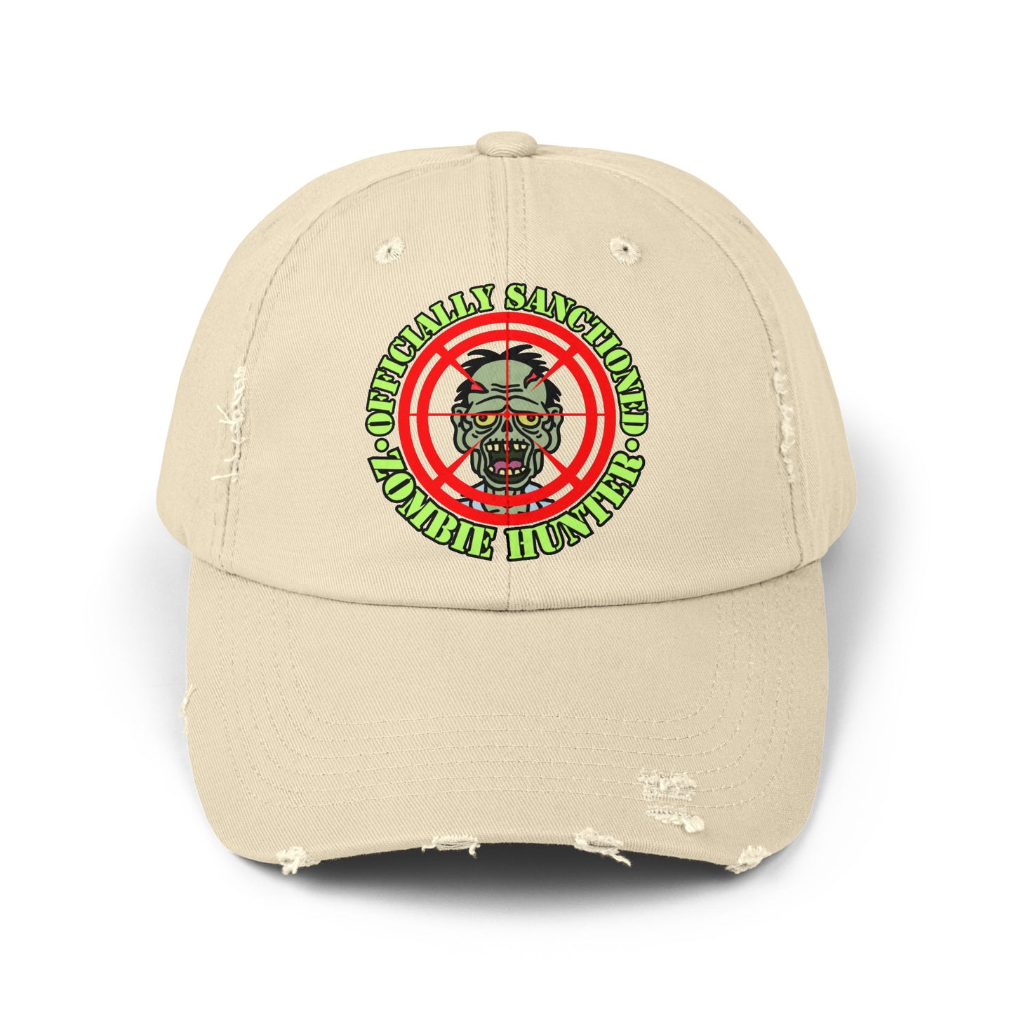 Zombie Hunter Unisex Distressed Cap