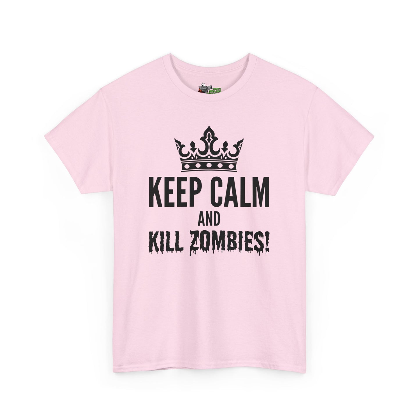Keep Calm & Kill Zombies! Unisex Heavy Cotton Tee