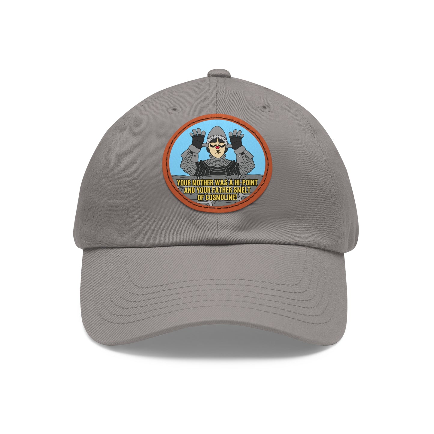 Cosmoline Taunt! Dad Hat with Leather Patch (Round)