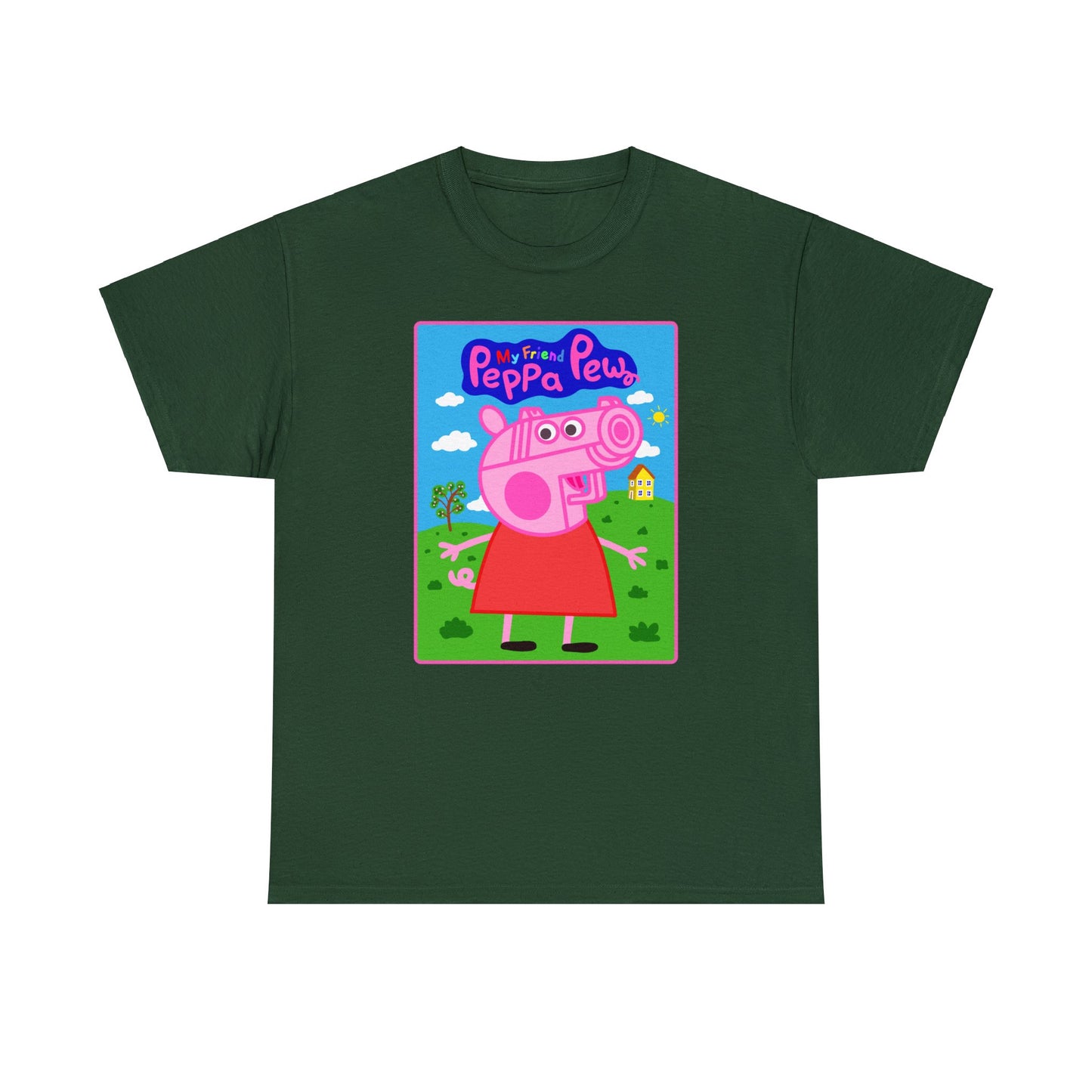 Peppa Pew Unisex Heavy Cotton Tee