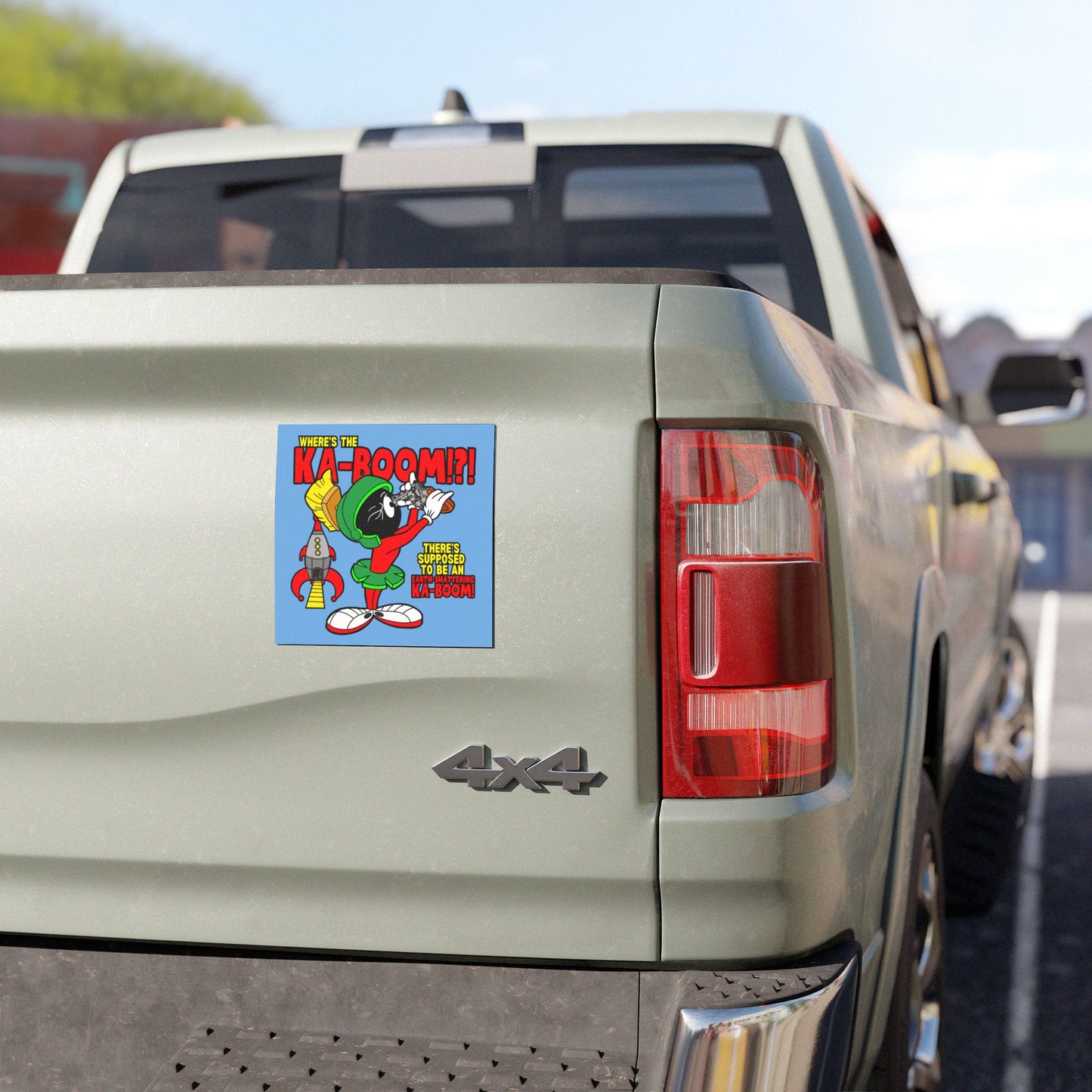 Whimsical Car Magnets - "Where's the KA-BOOM!?" Fun Vehicle Decor