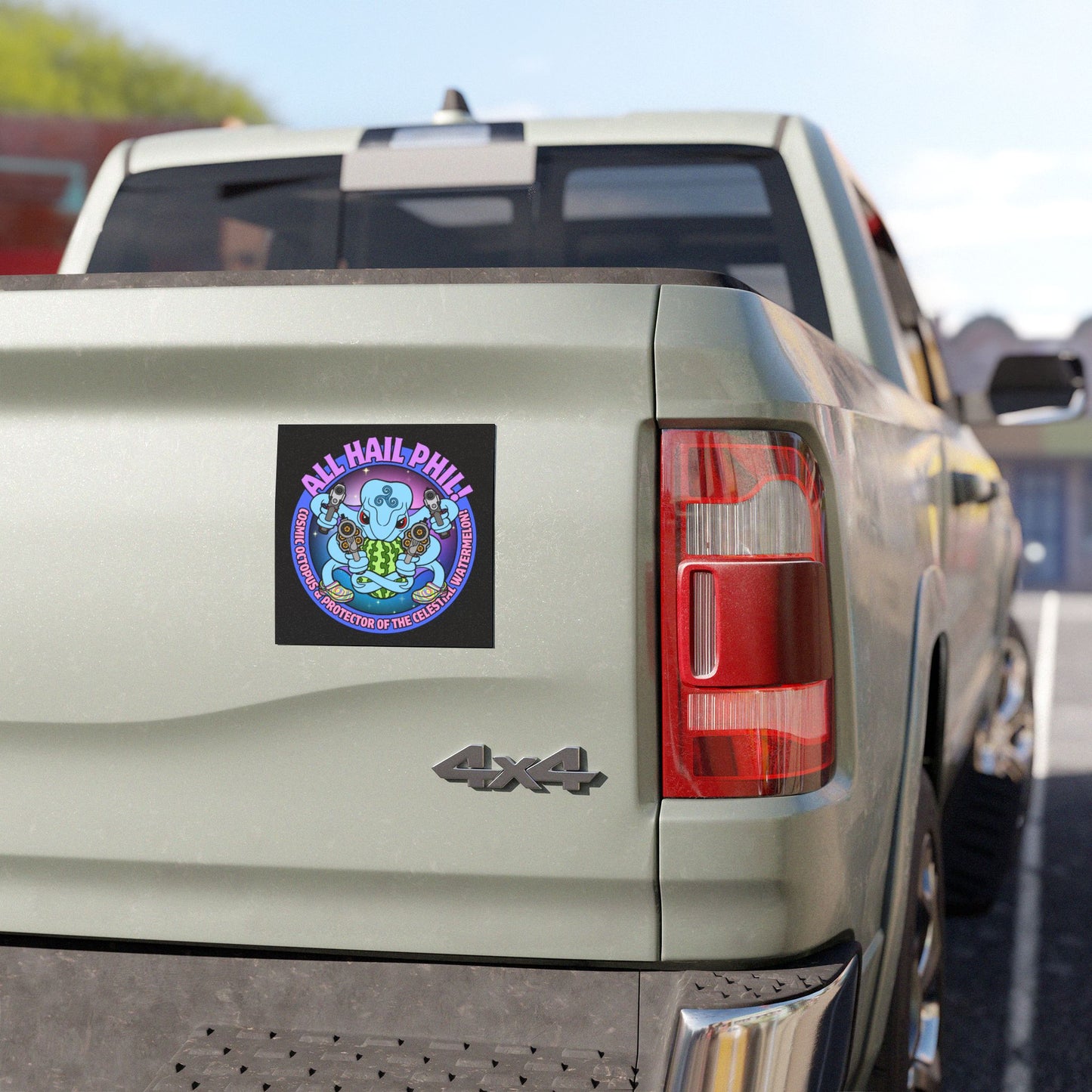 Cosmic Octopus! Car Magnets