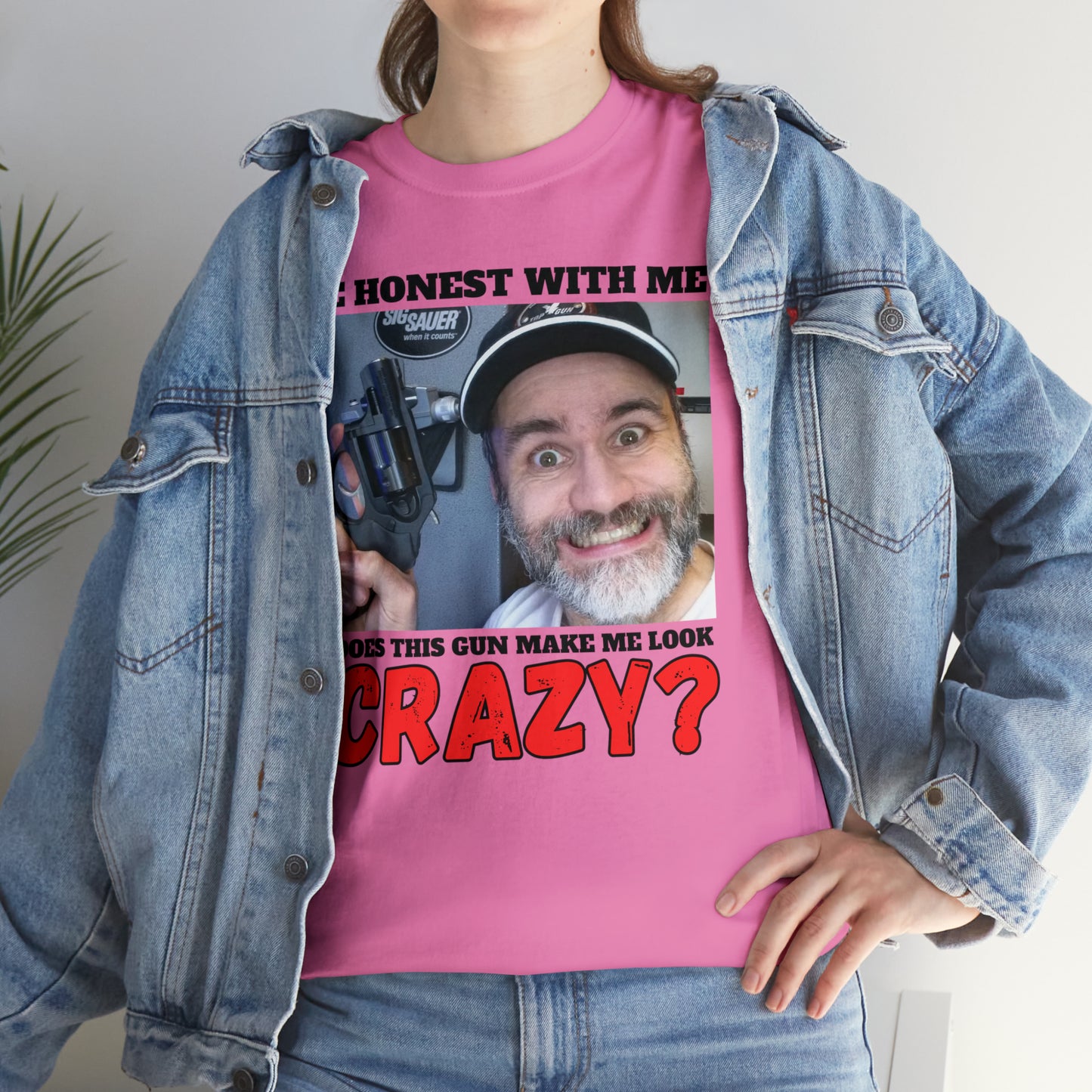 Crazy? Unisex Heavy Cotton Tee