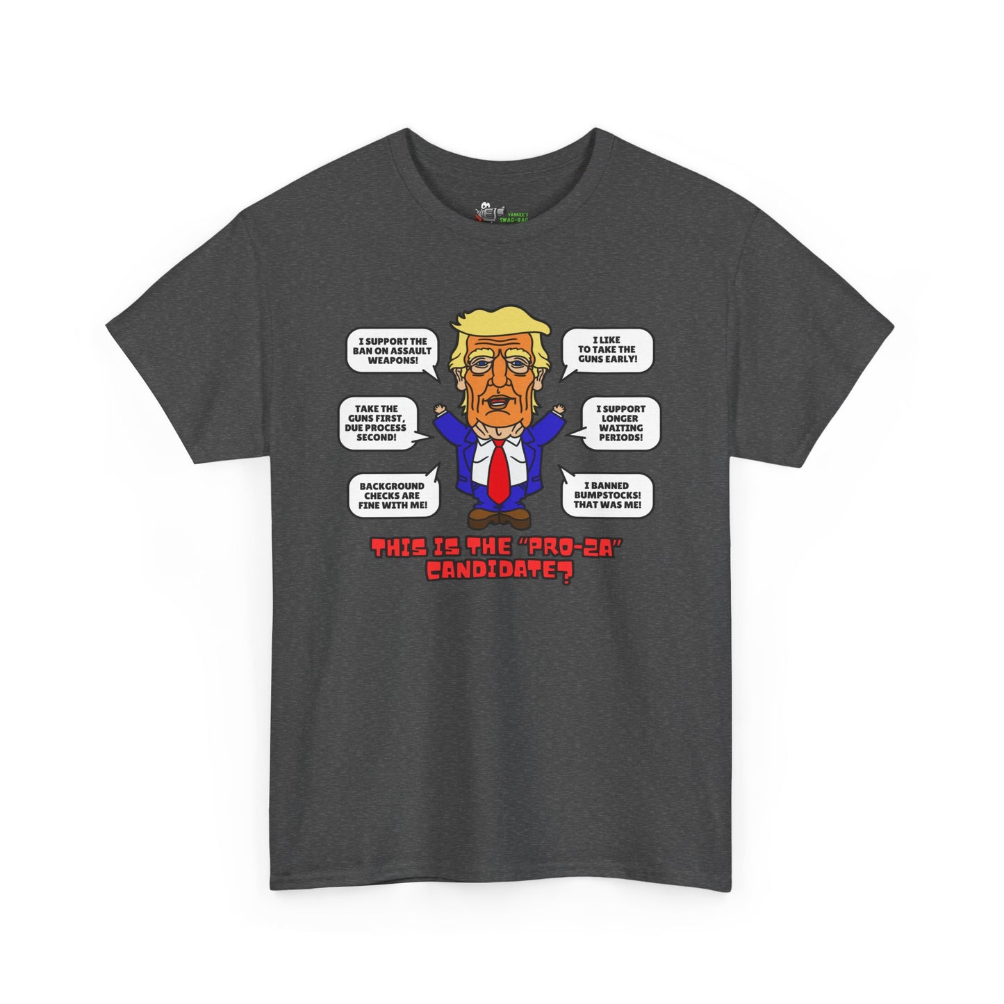 Trump on Guns! Unisex Heavy Cotton Tee