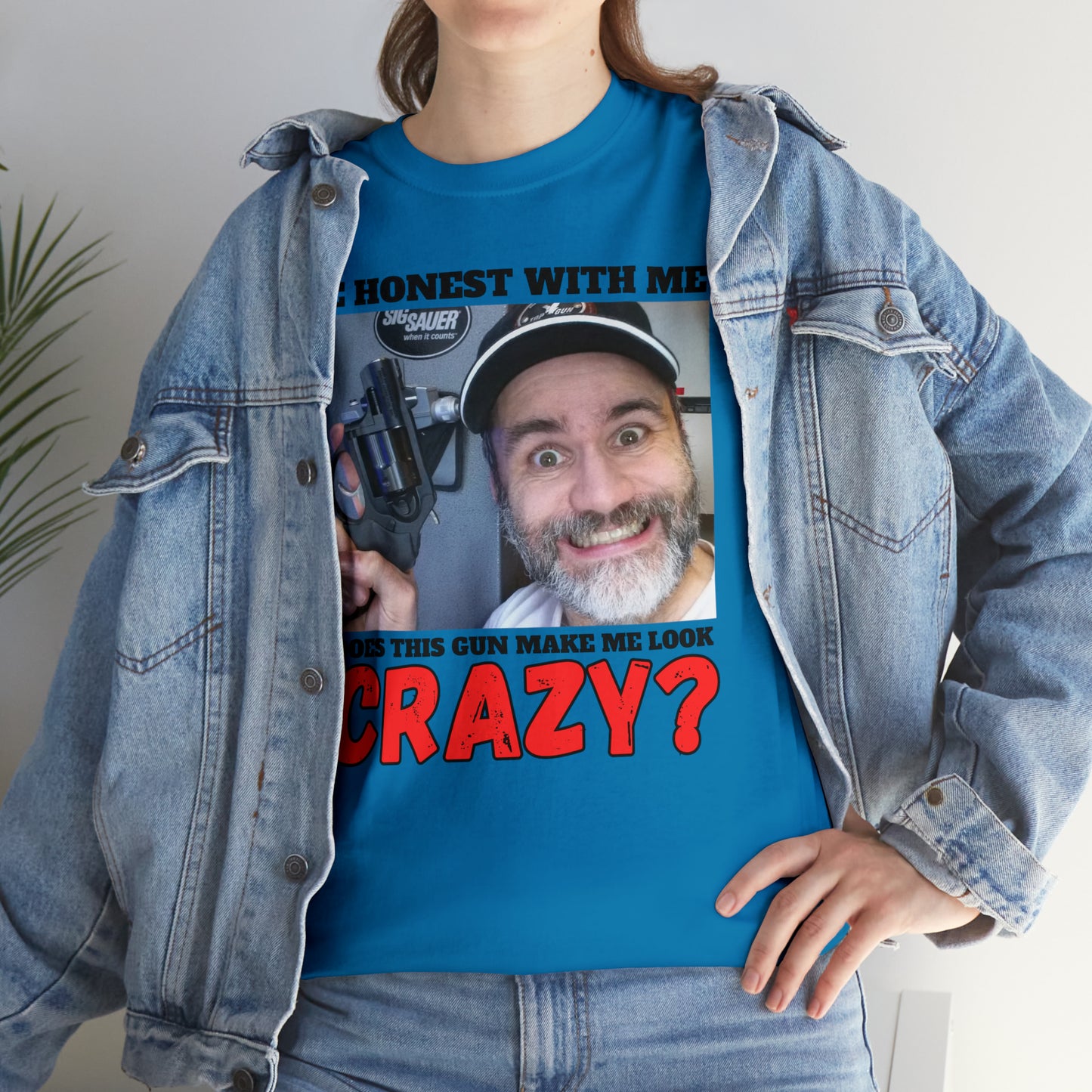 Crazy? Unisex Heavy Cotton Tee