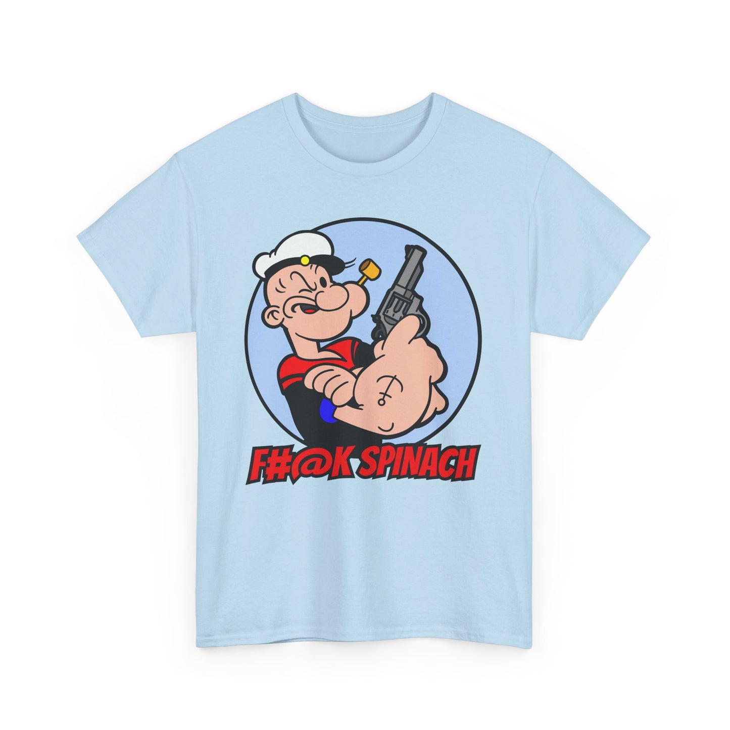F#@K Spinach! Unisex Heavy Cotton Tee