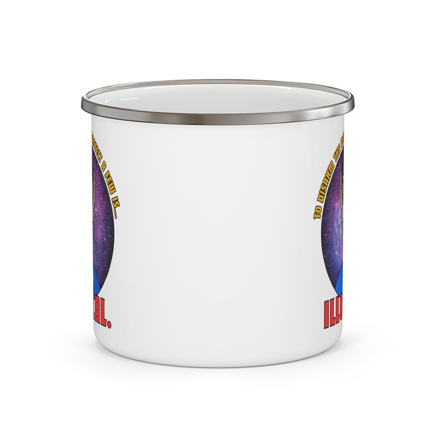 Illogical Enamel Camping Mug