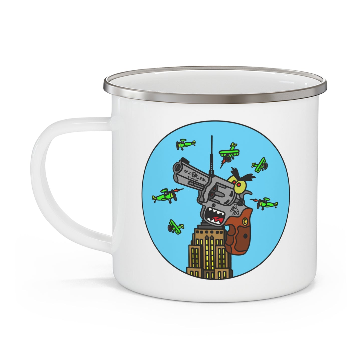 NYC's Worst Nightmare! Enamel Camping Mug