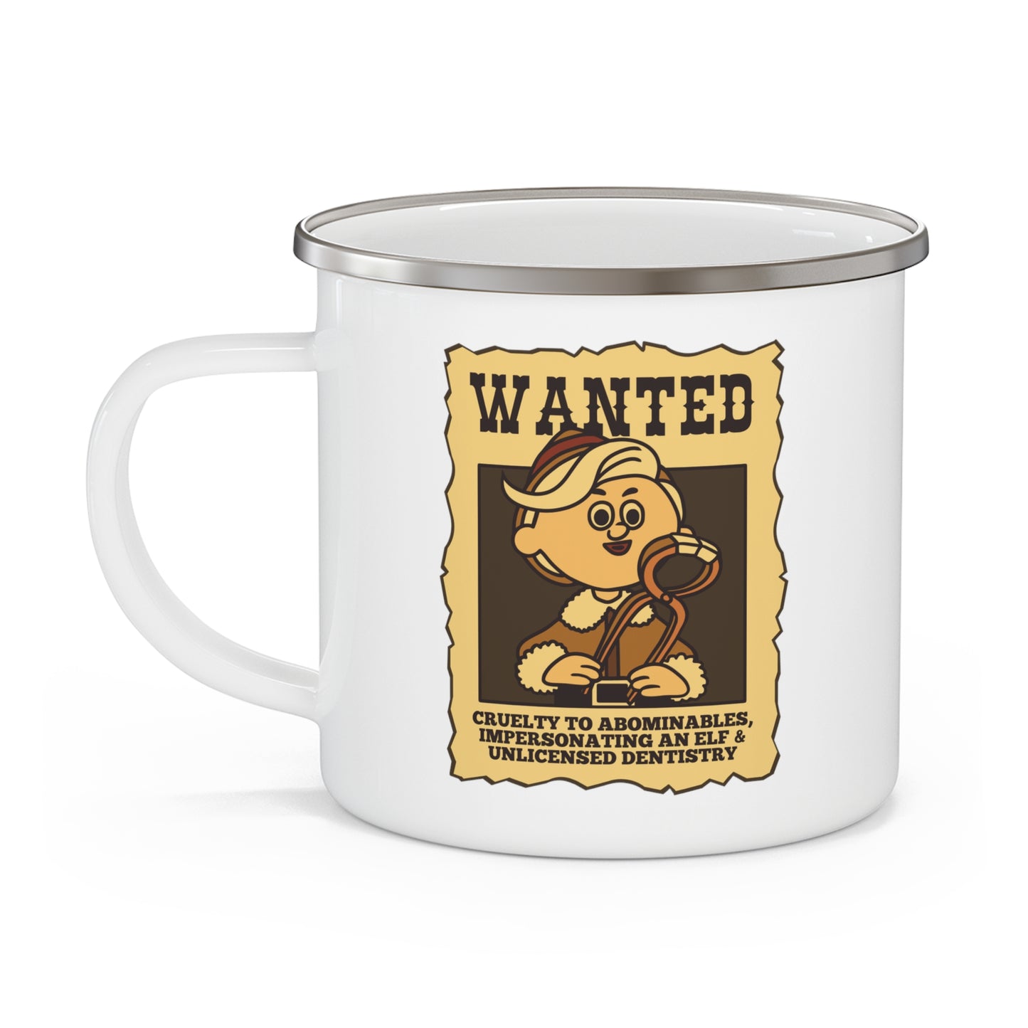 Imperonating an Elf! Enamel Camping Mug