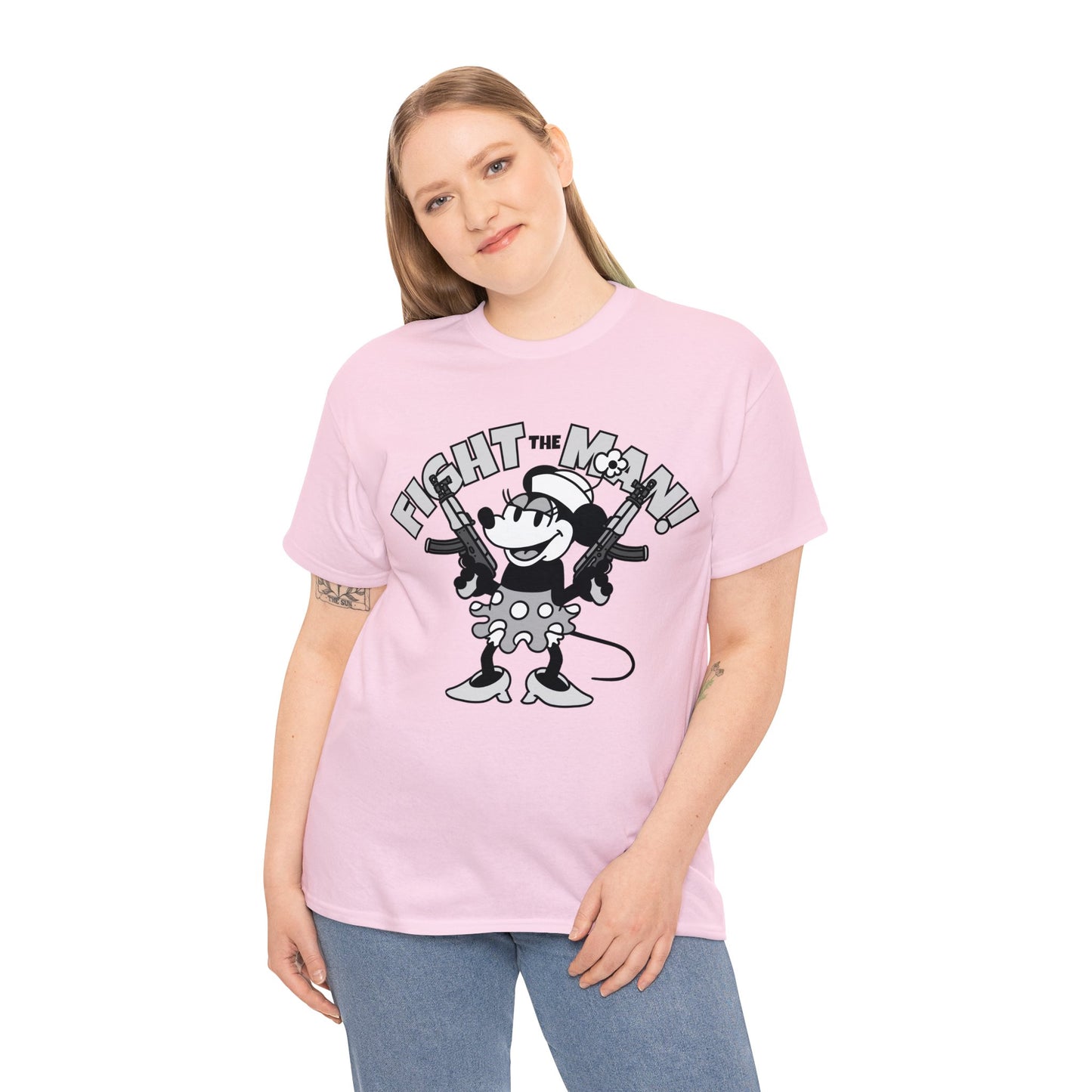 Fight the Man! Unisex Heavy Cotton Tee