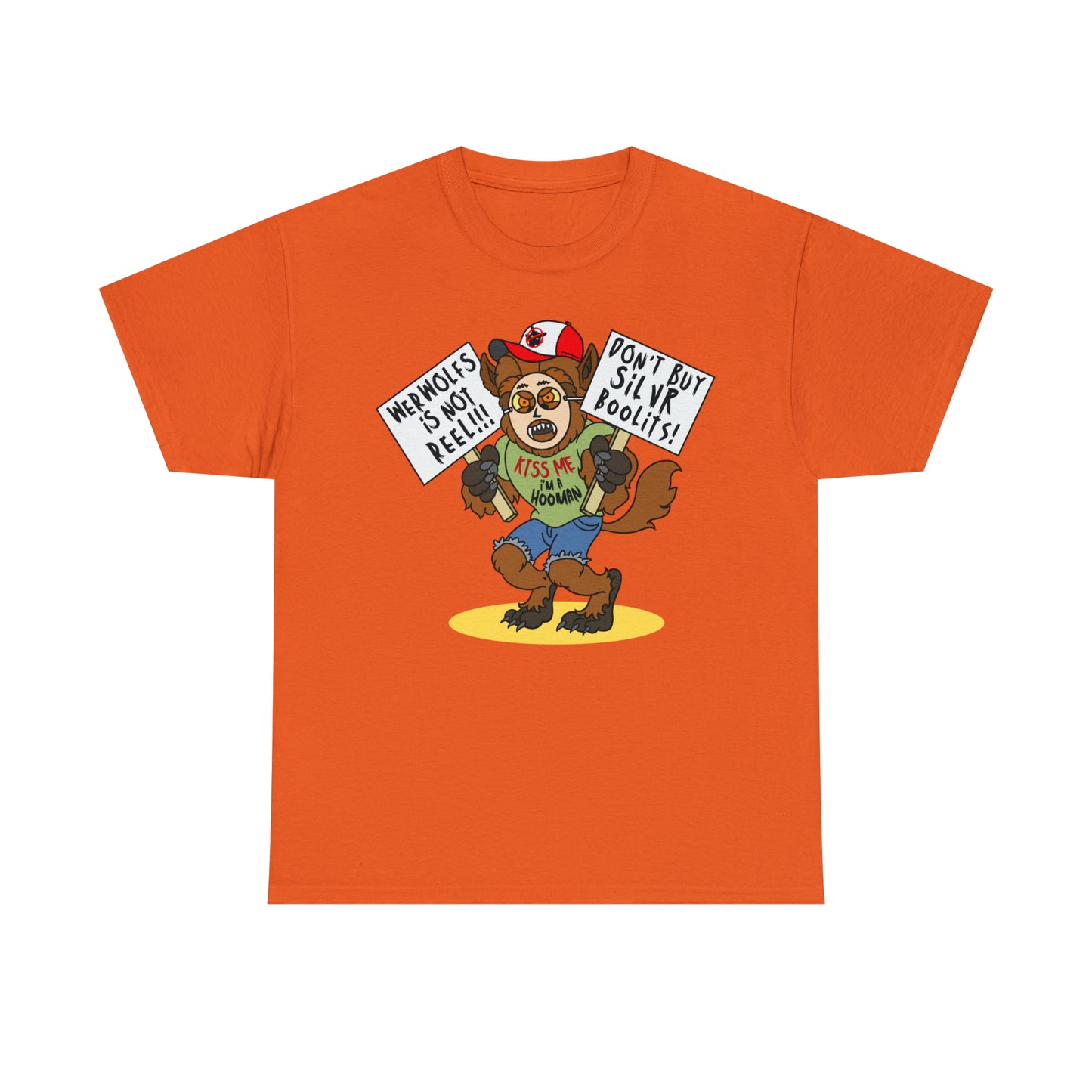 Werwolfs Is Not Reel! Unisex Heavy Cotton Tee