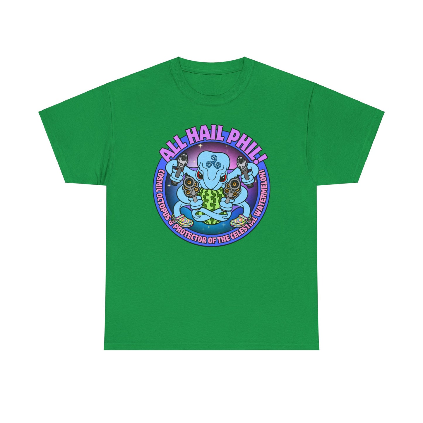 Cosmic Octopus! Unisex Heavy Cotton Tee