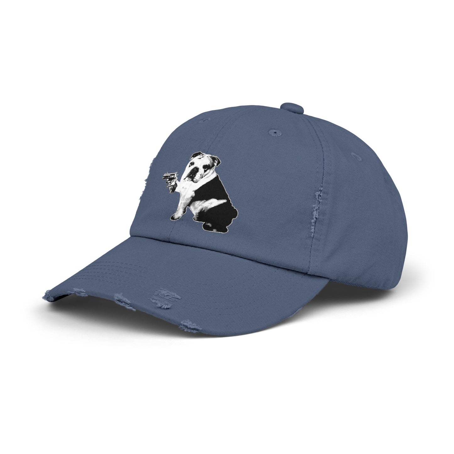 Mavis/Bullpup! Unisex Distressed Cap