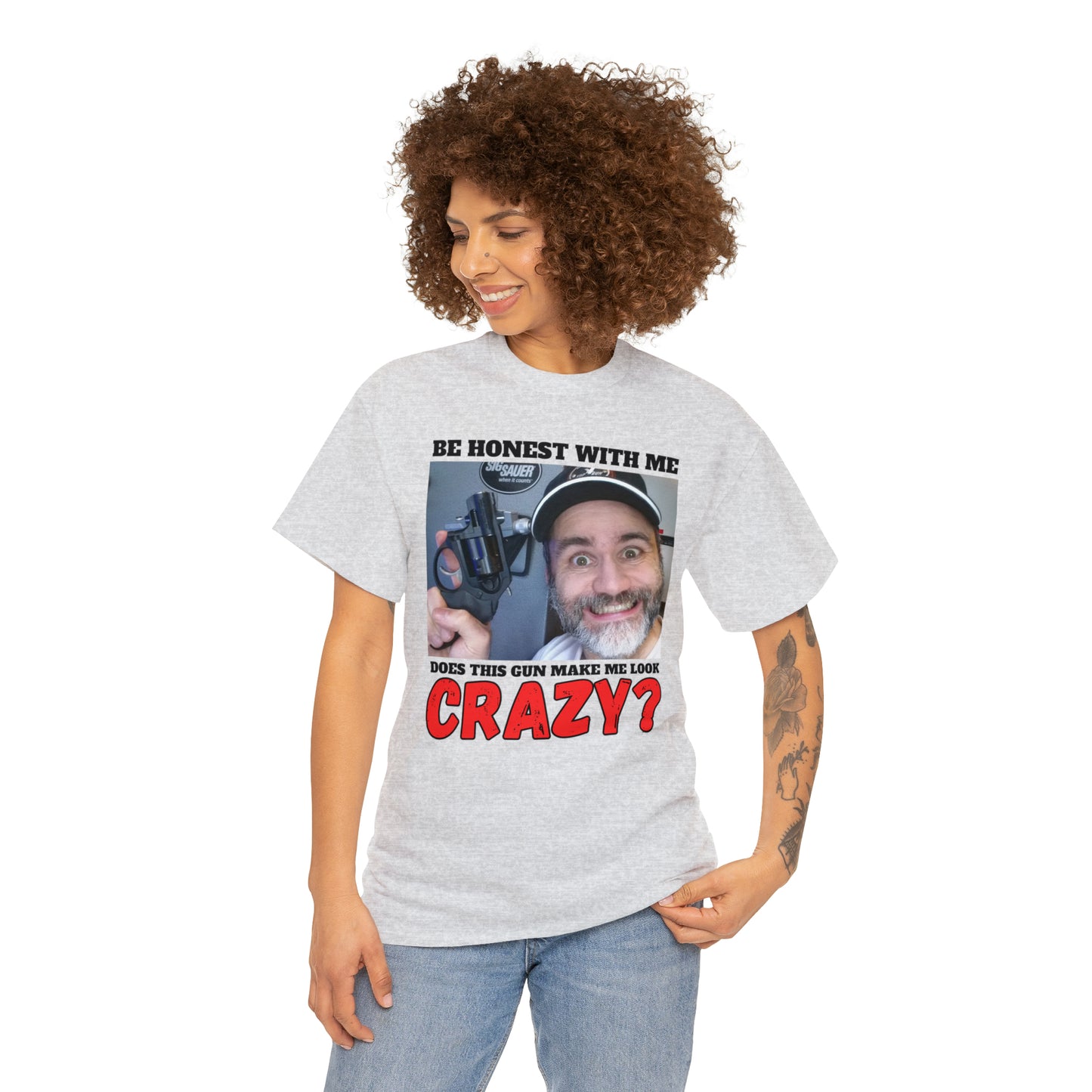 Crazy? Unisex Heavy Cotton Tee