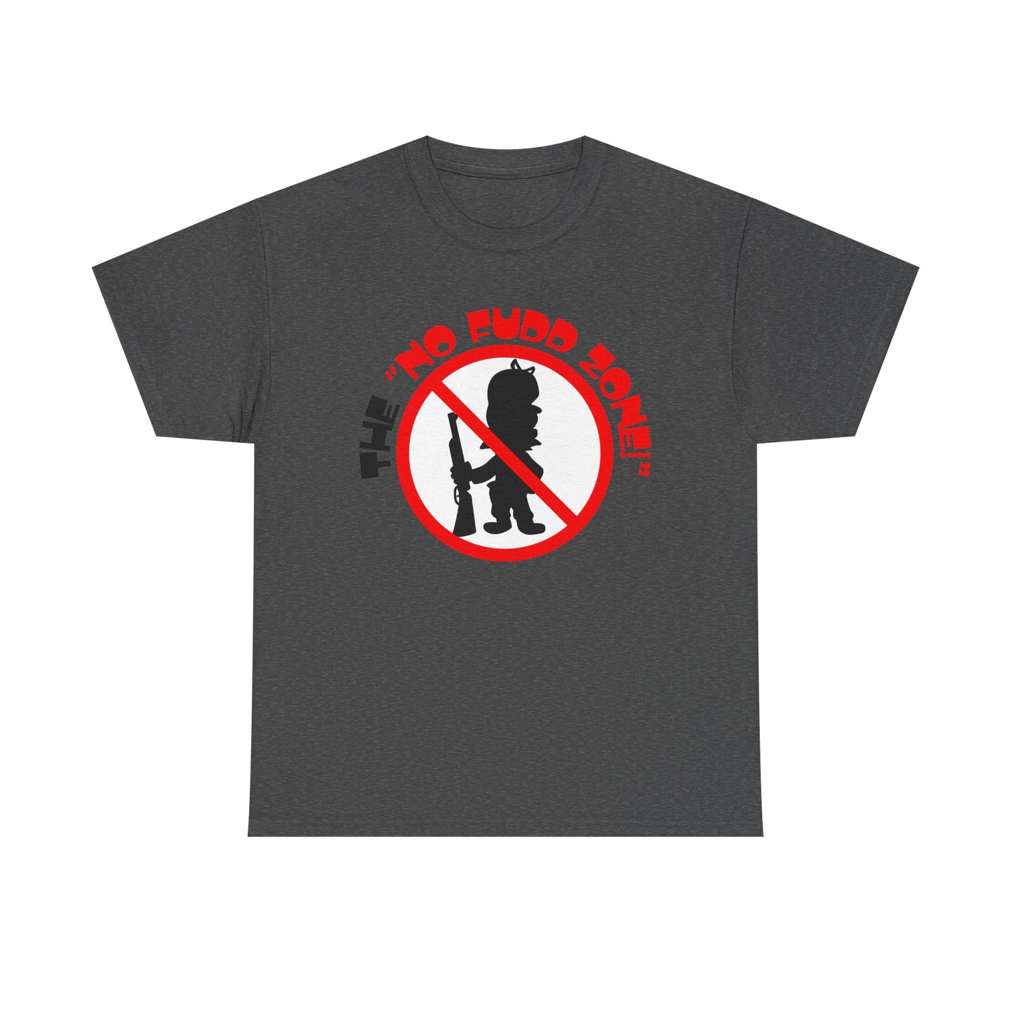 The NO FUDD ZONE! Unisex Heavy Cotton Tee