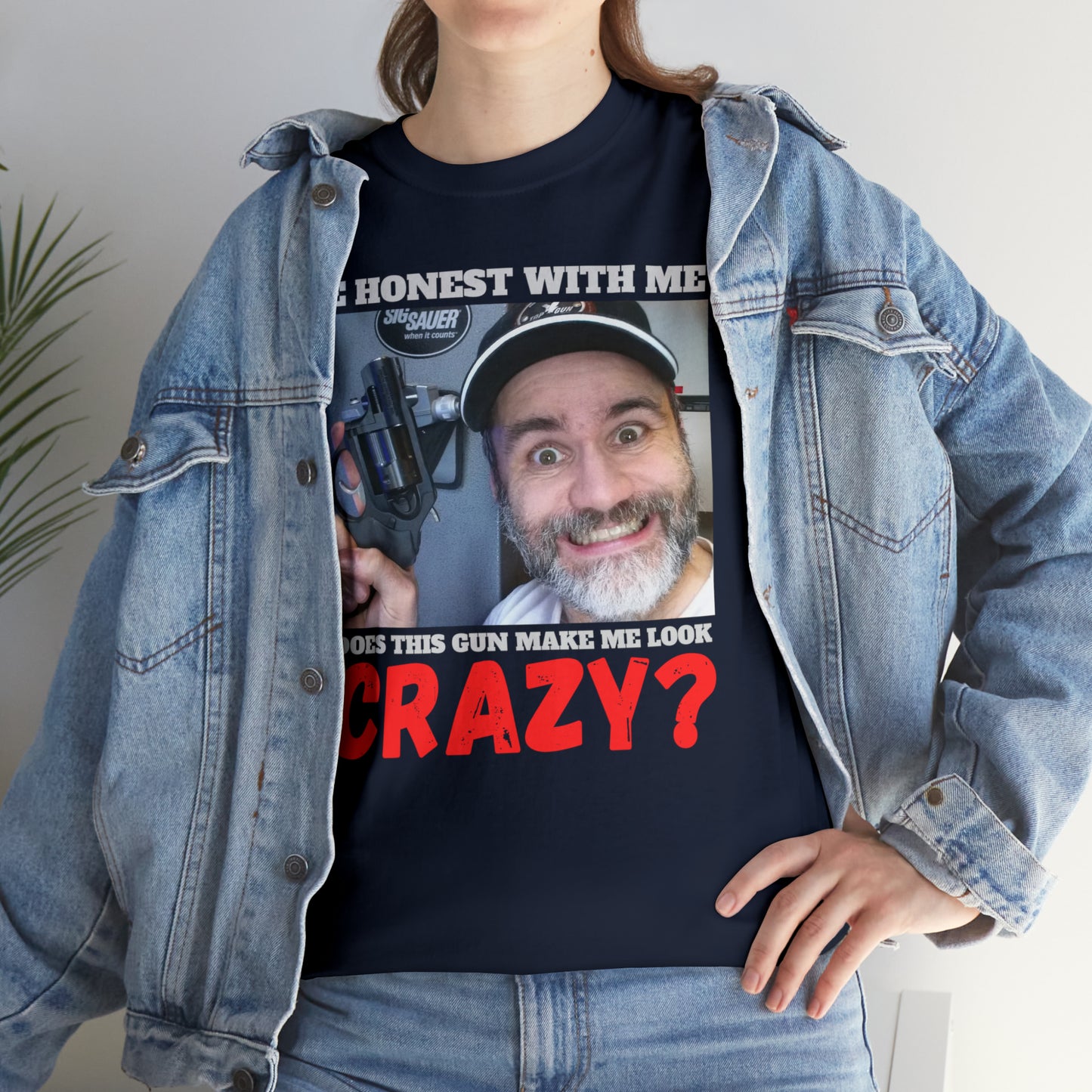 Crazy? Unisex Heavy Cotton Tee