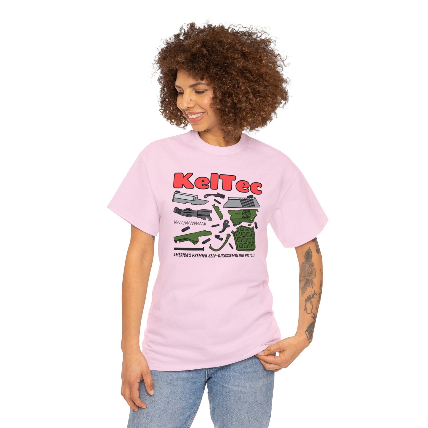 KelTec Disassembled Unisex Heavy Cotton Tee