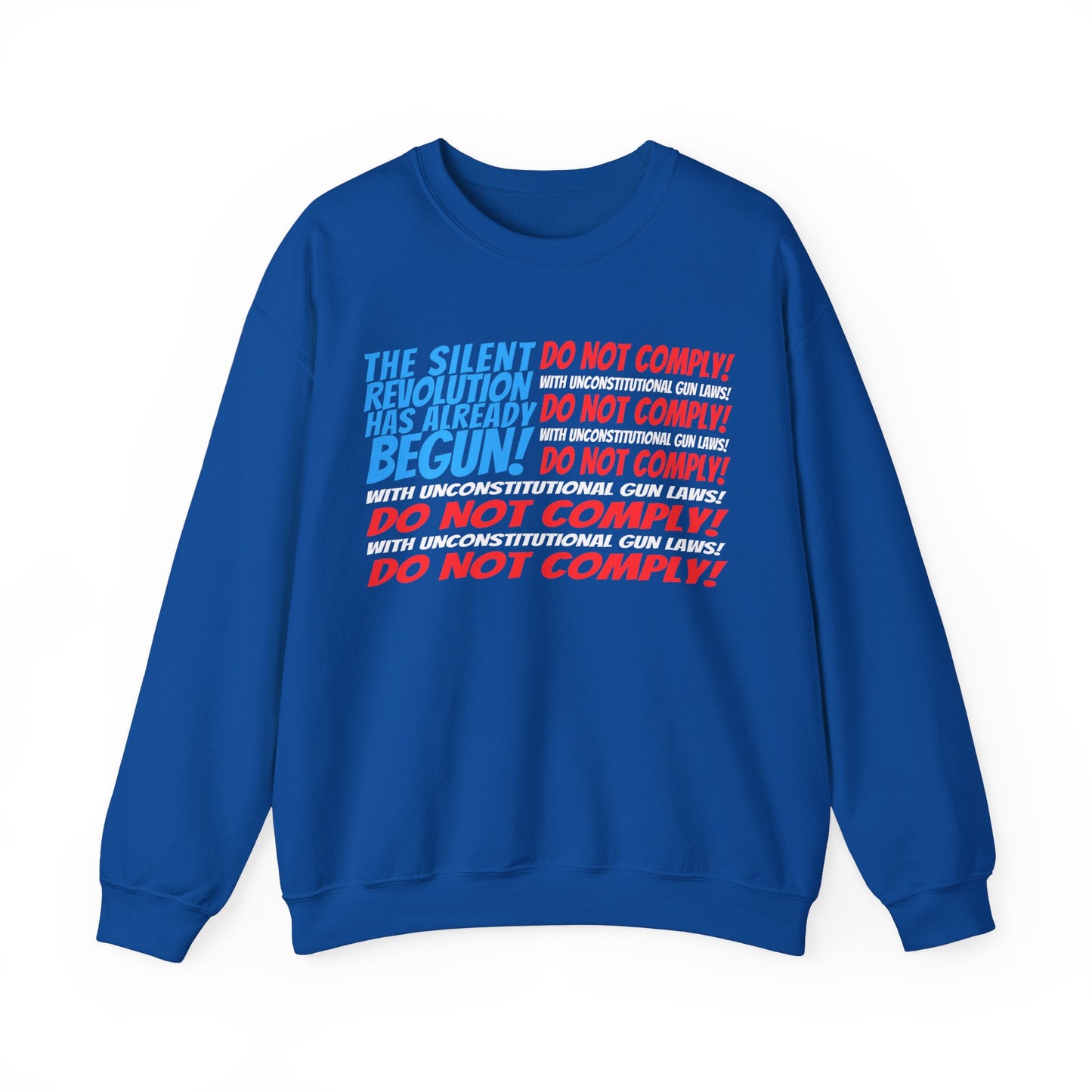 Silent Revolution! Unisex Heavy Blend™ Crewneck Sweatshirt