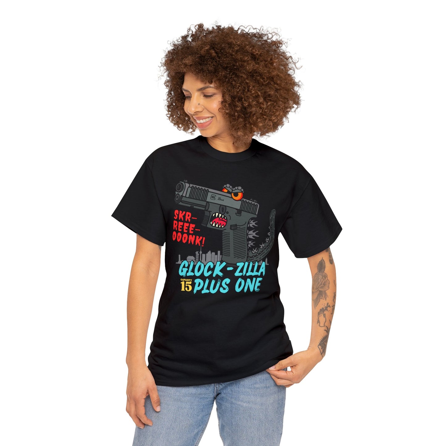 Glock-zilla! Unisex Heavy Cotton Tee