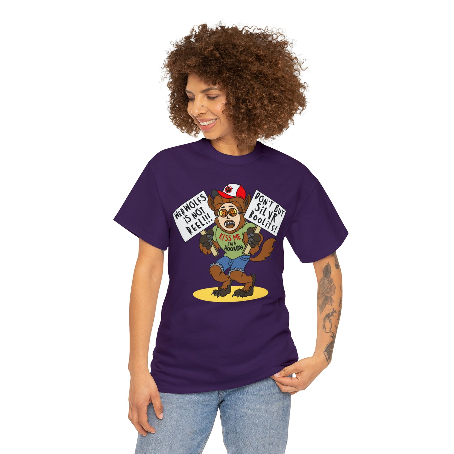 Werwolfs Is Not Reel! Unisex Heavy Cotton Tee